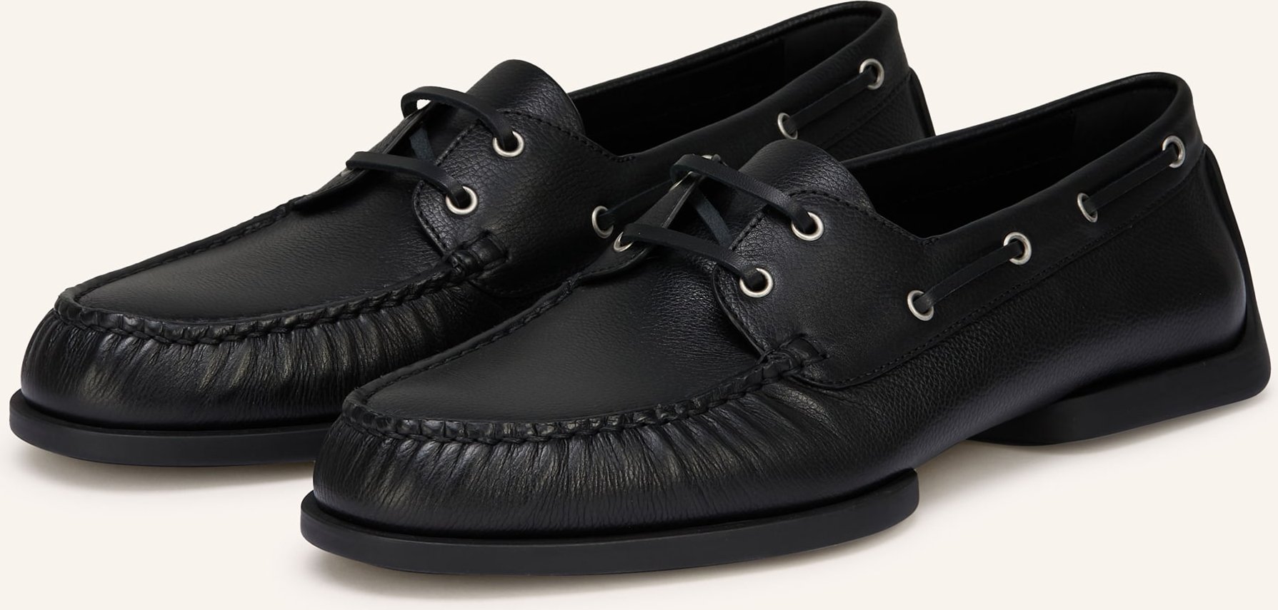 Jil Sander Bootsschuhe schwarz