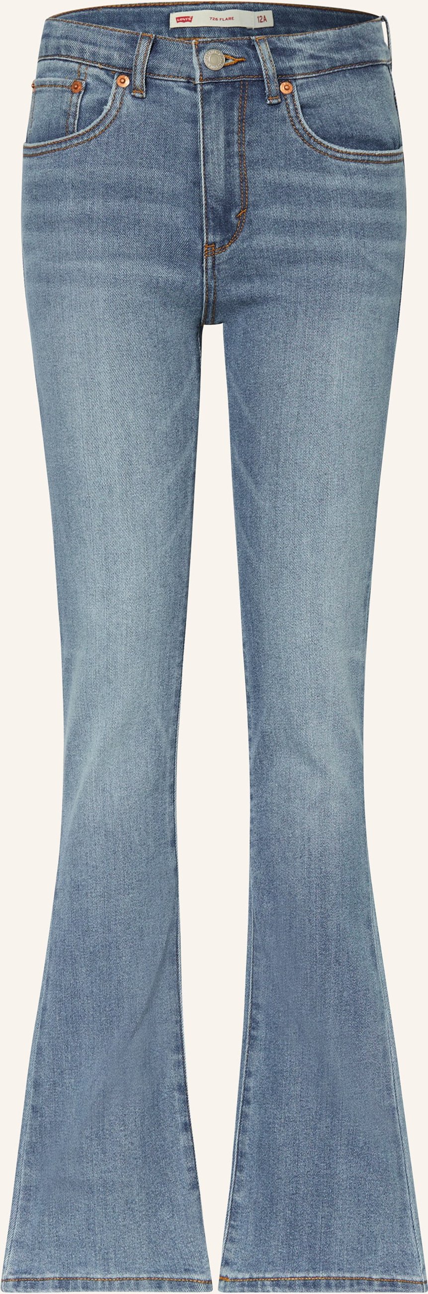 Levi's® Jeans 726 Flare Slim Fit blau