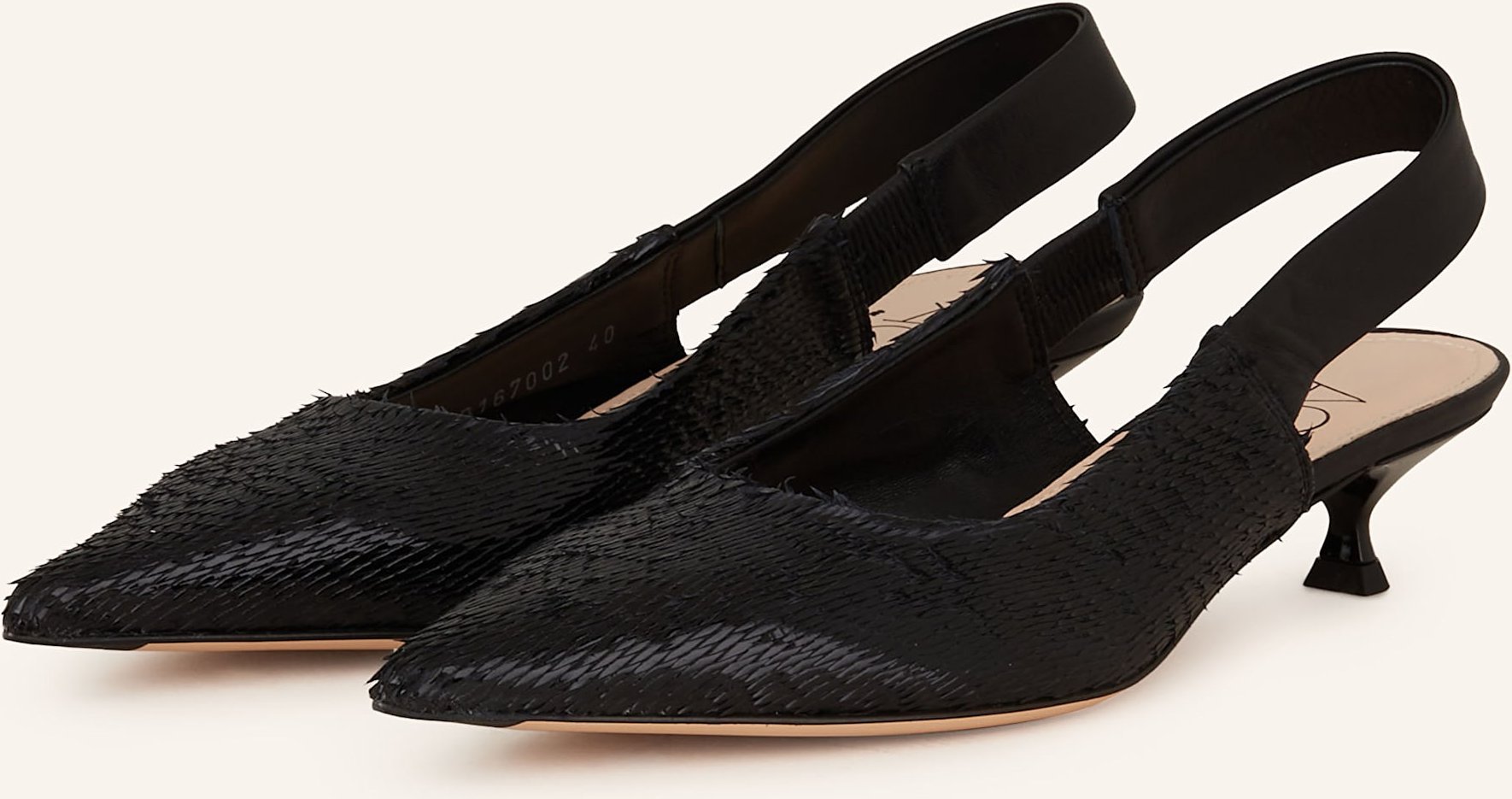 Agl Slingpumps Lenor schwarz