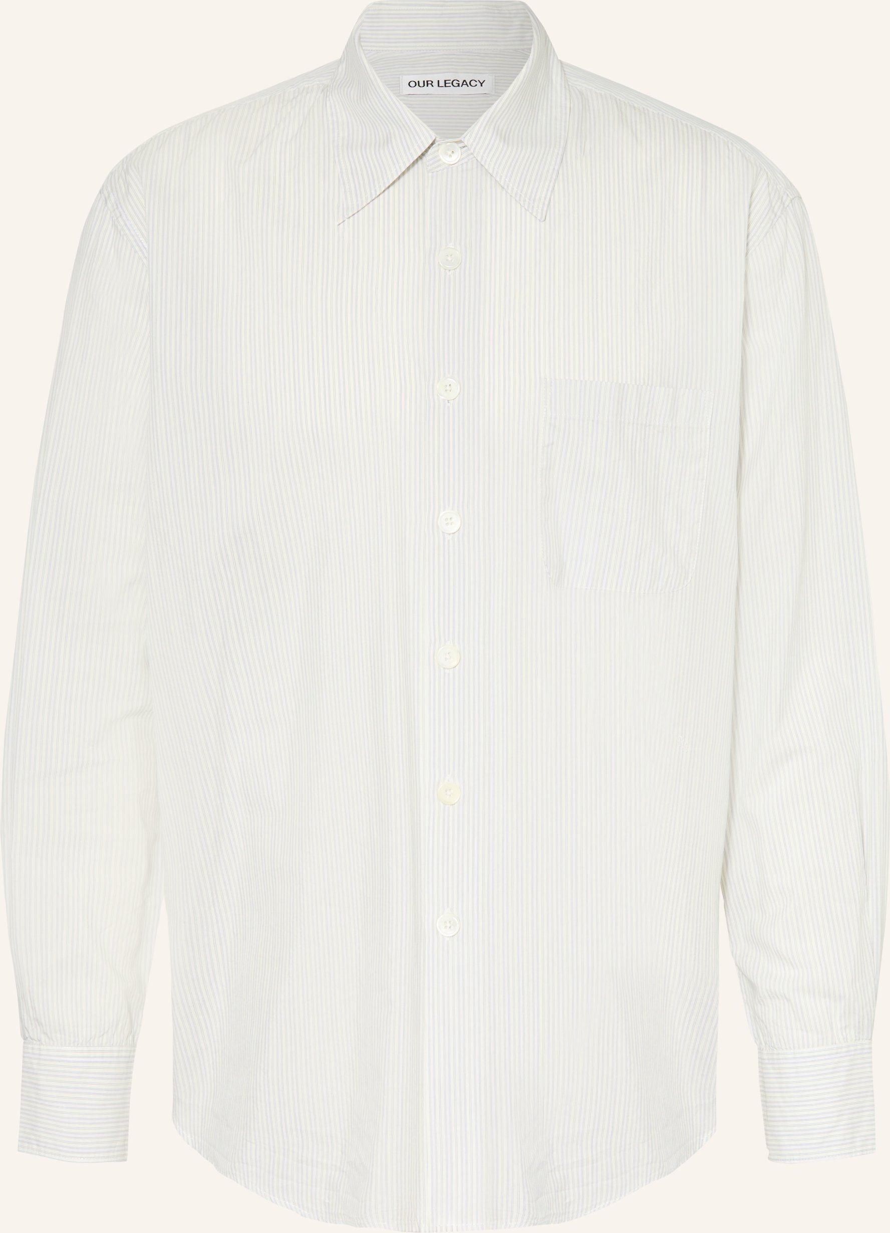 Our Legacy Hemd Comfort Fit weiss