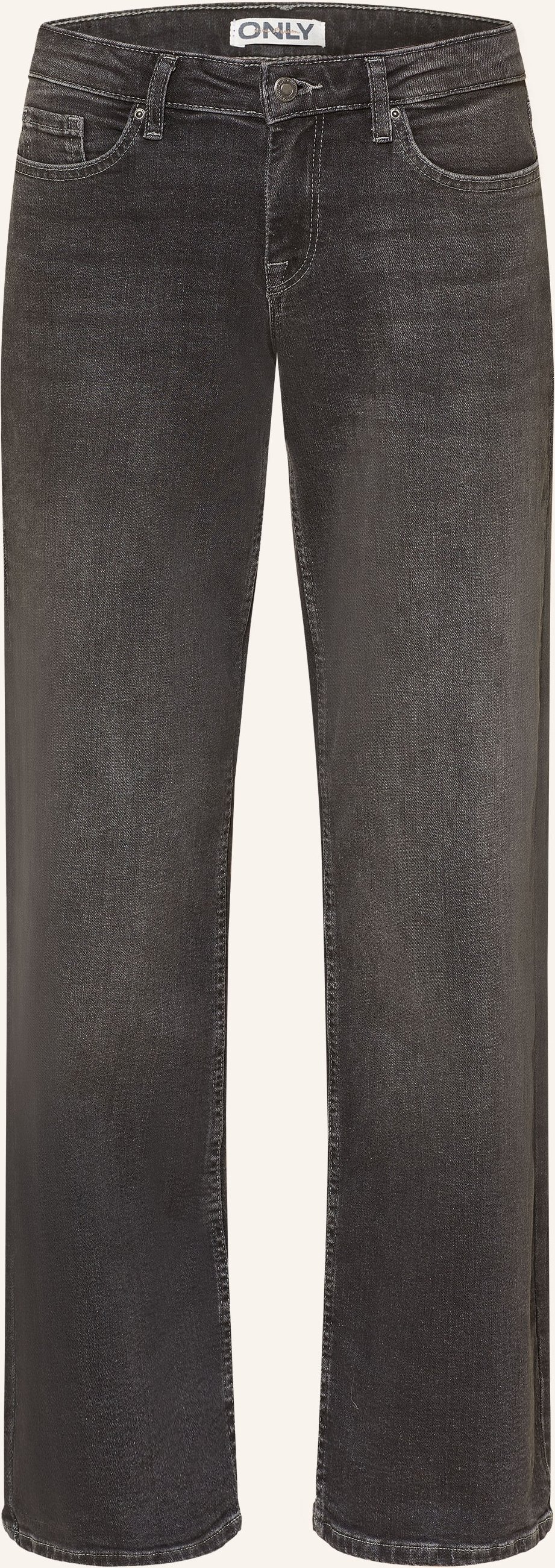 Only Wide Leg Jeans schwarz