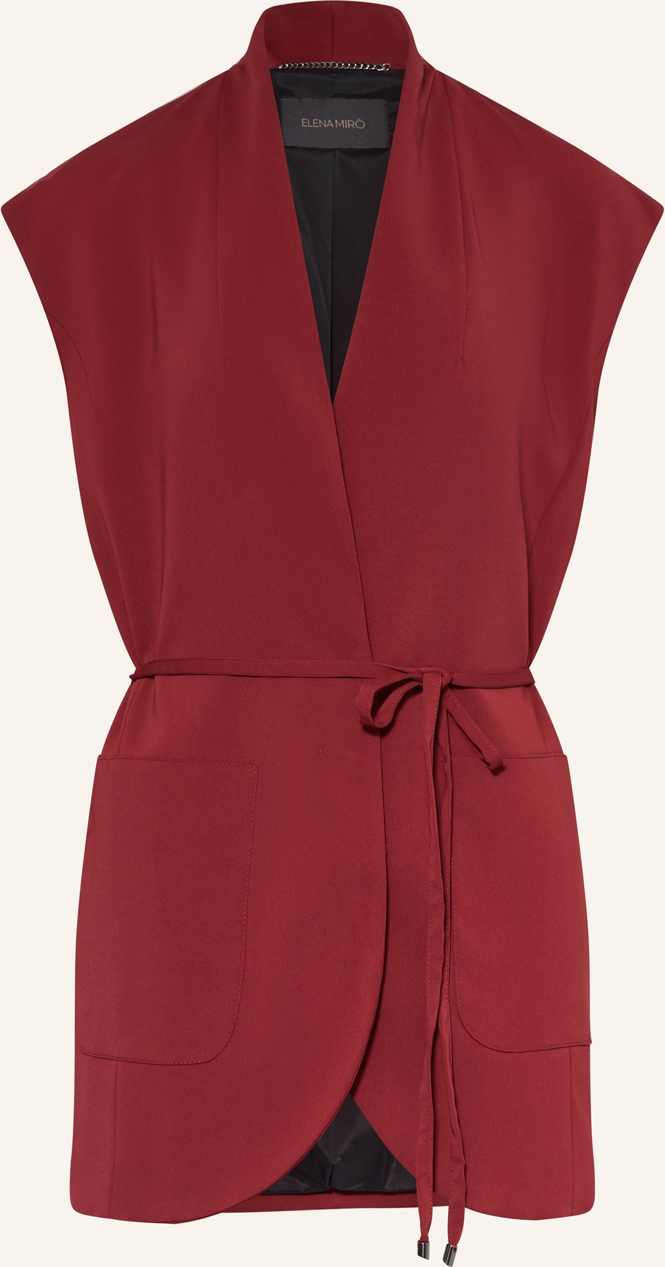 Elena Miro Blazerweste rot