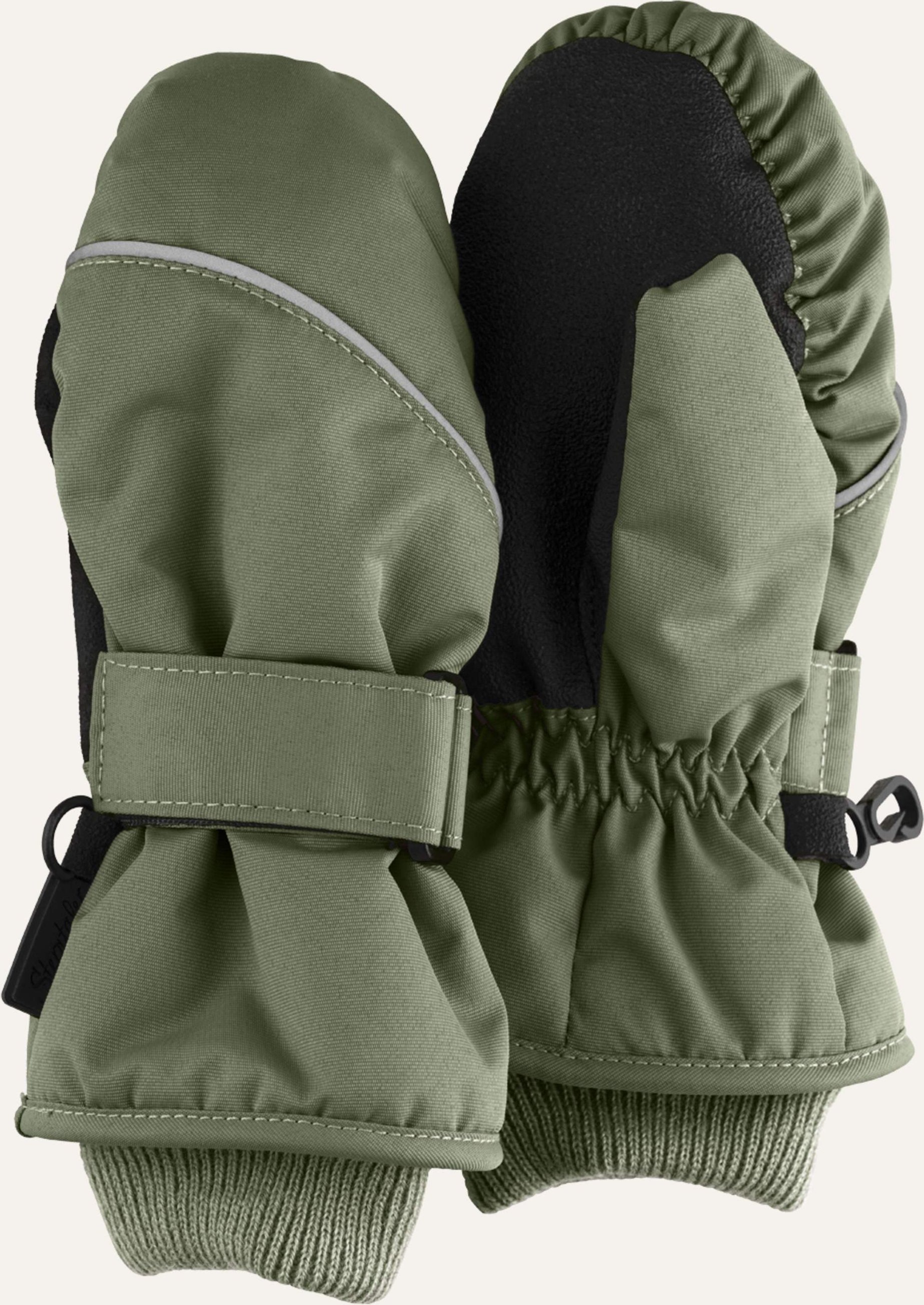 Sterntaler Fäustlinge Rips gruen