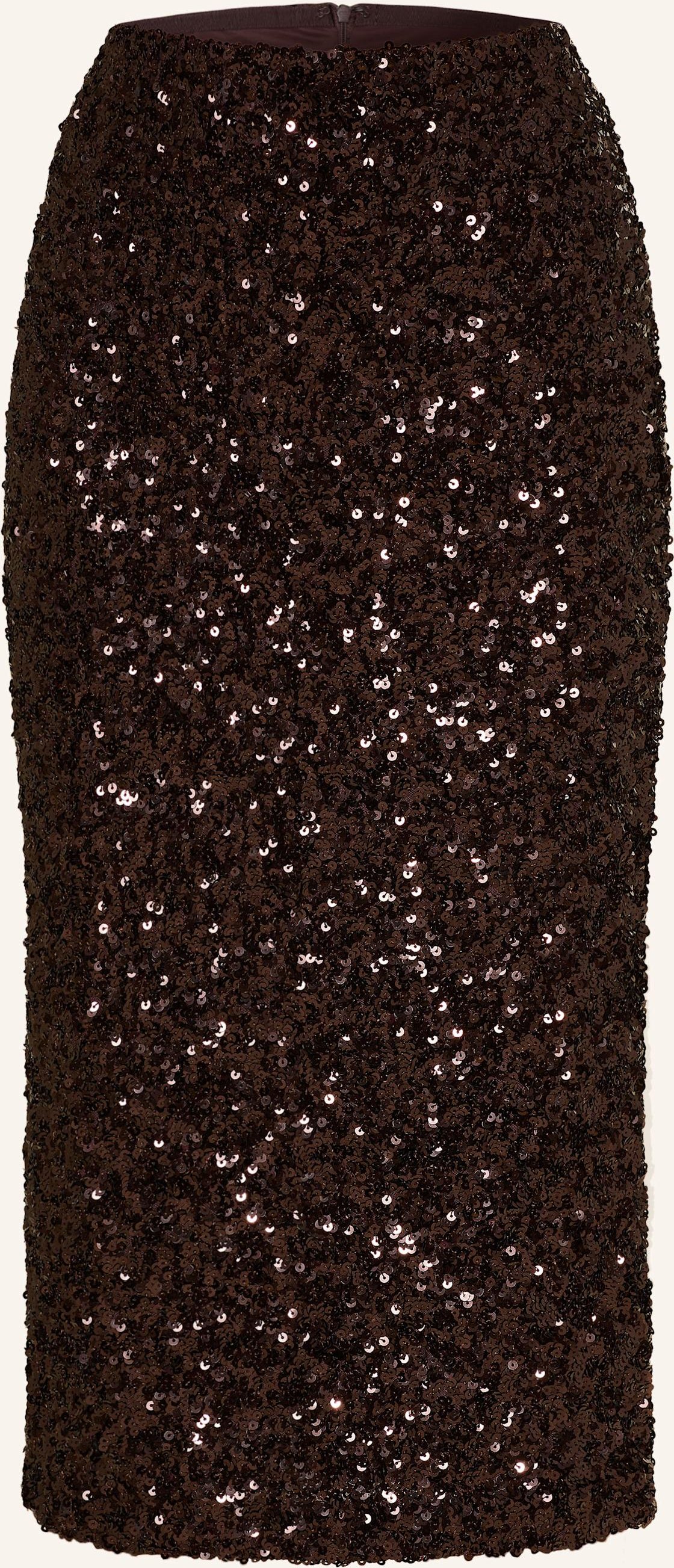 Marella Rock Mit Pailletten braun