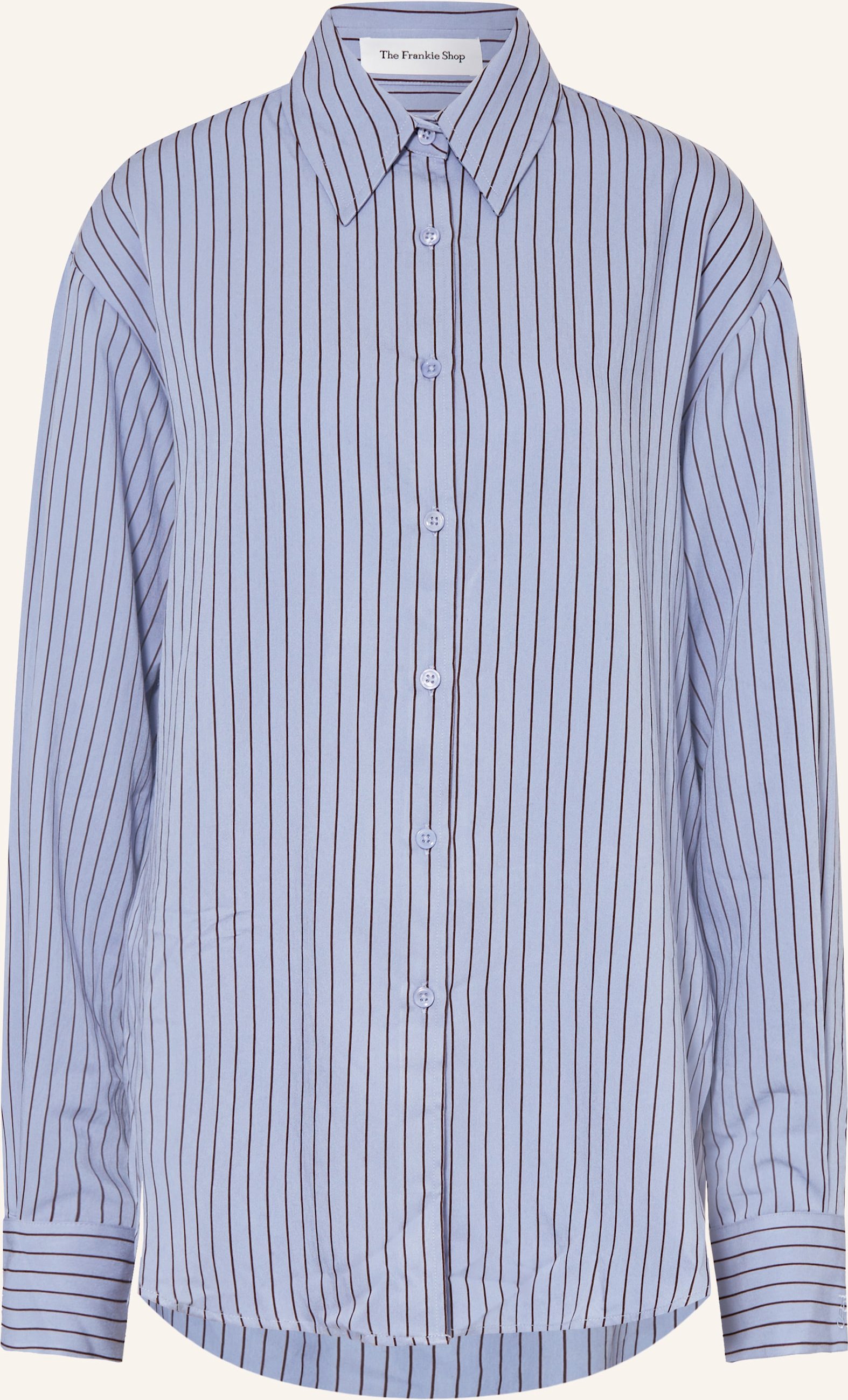 The Frankie Shop Hemdbluse Peri blau