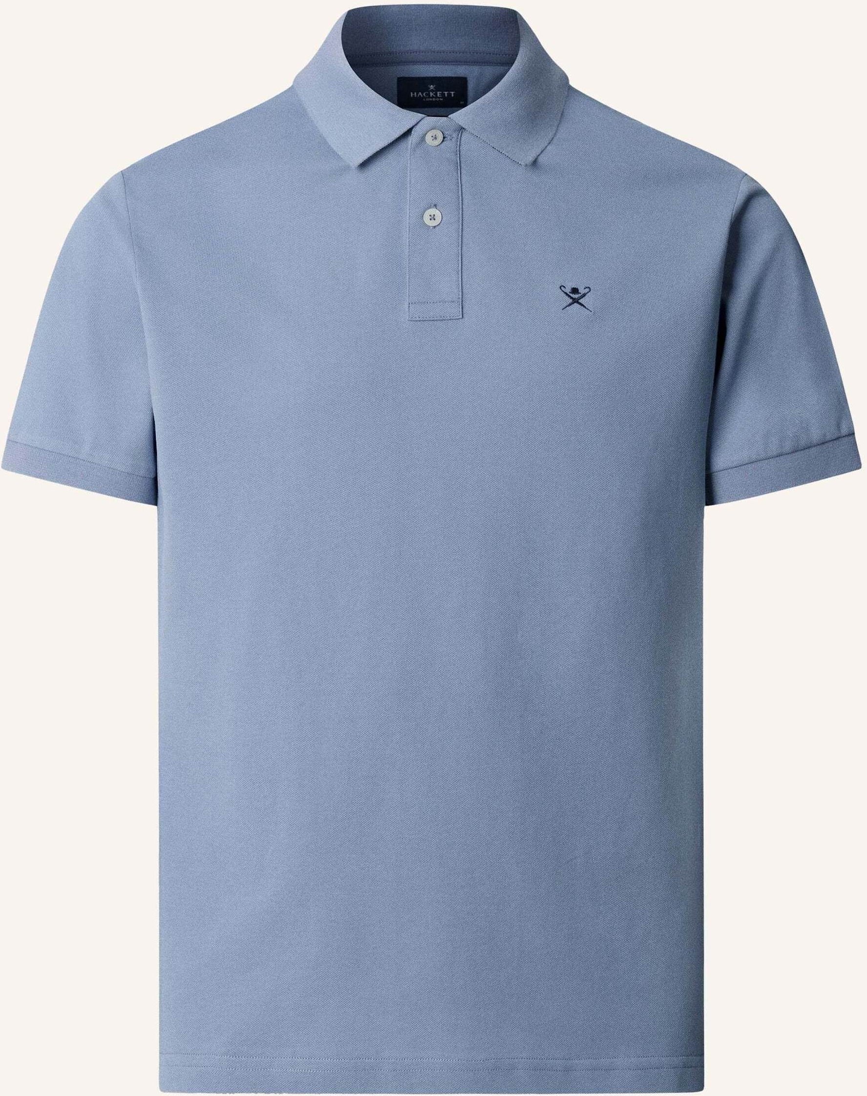 Thumbnail - Hackett London Poloshirt Slim Fit Logo blau
