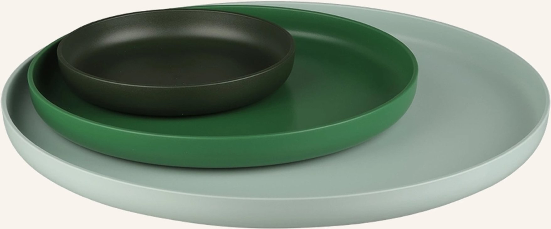 Vitra 3er-Set Tabletts gruen