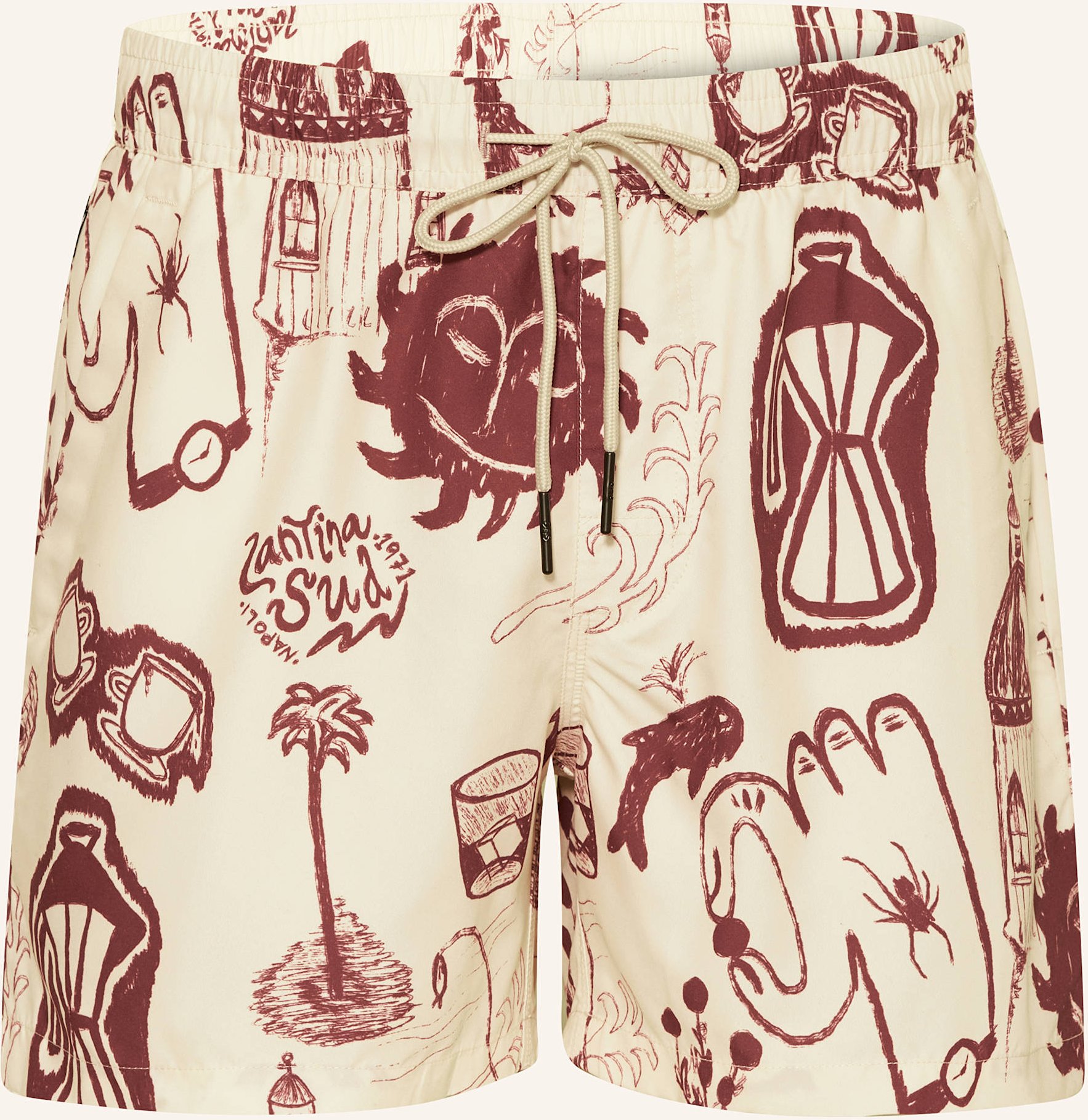 Oas Badeshorts Cantina weiss