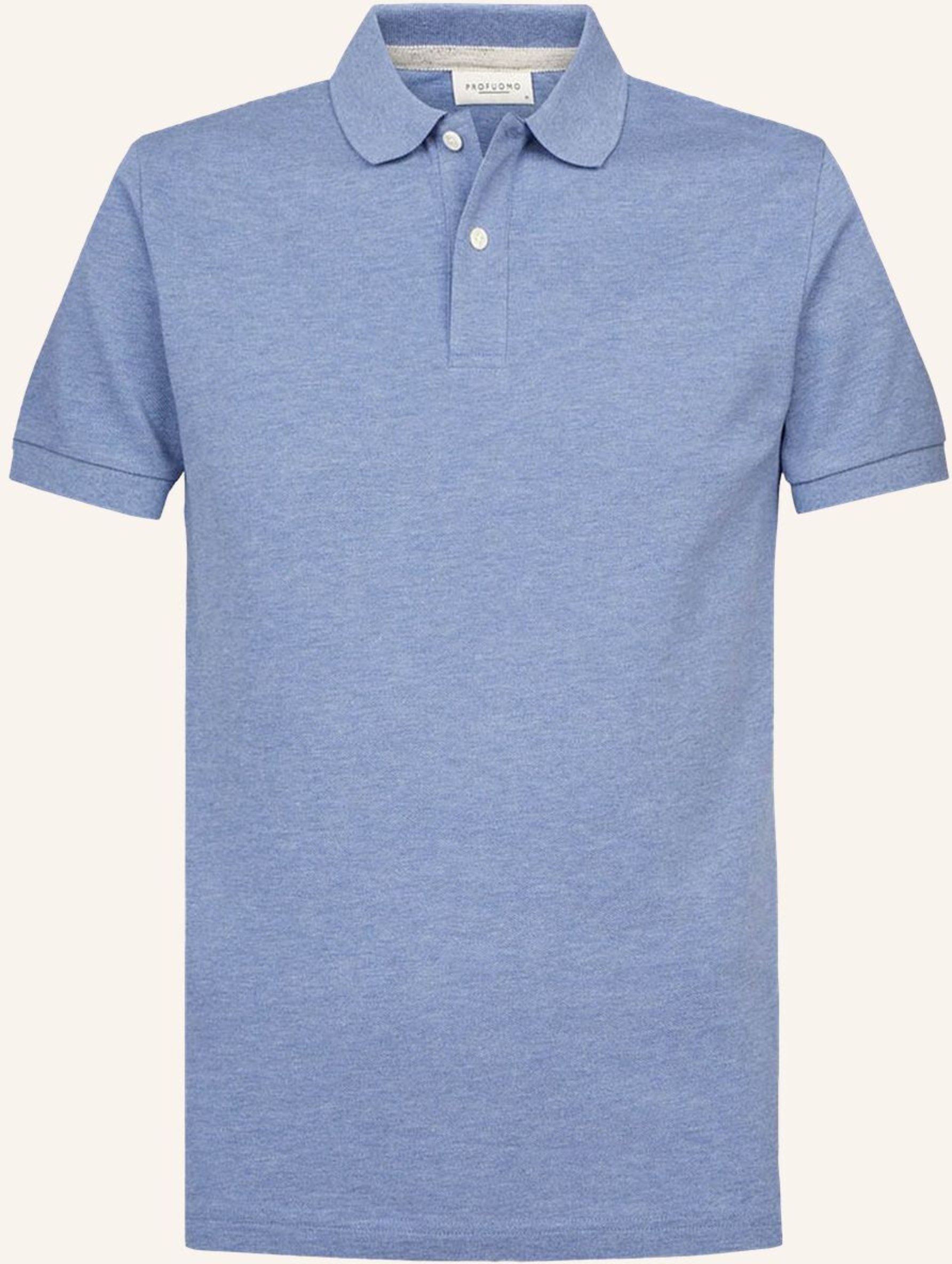 Profuomo Polo Kurzarm blau