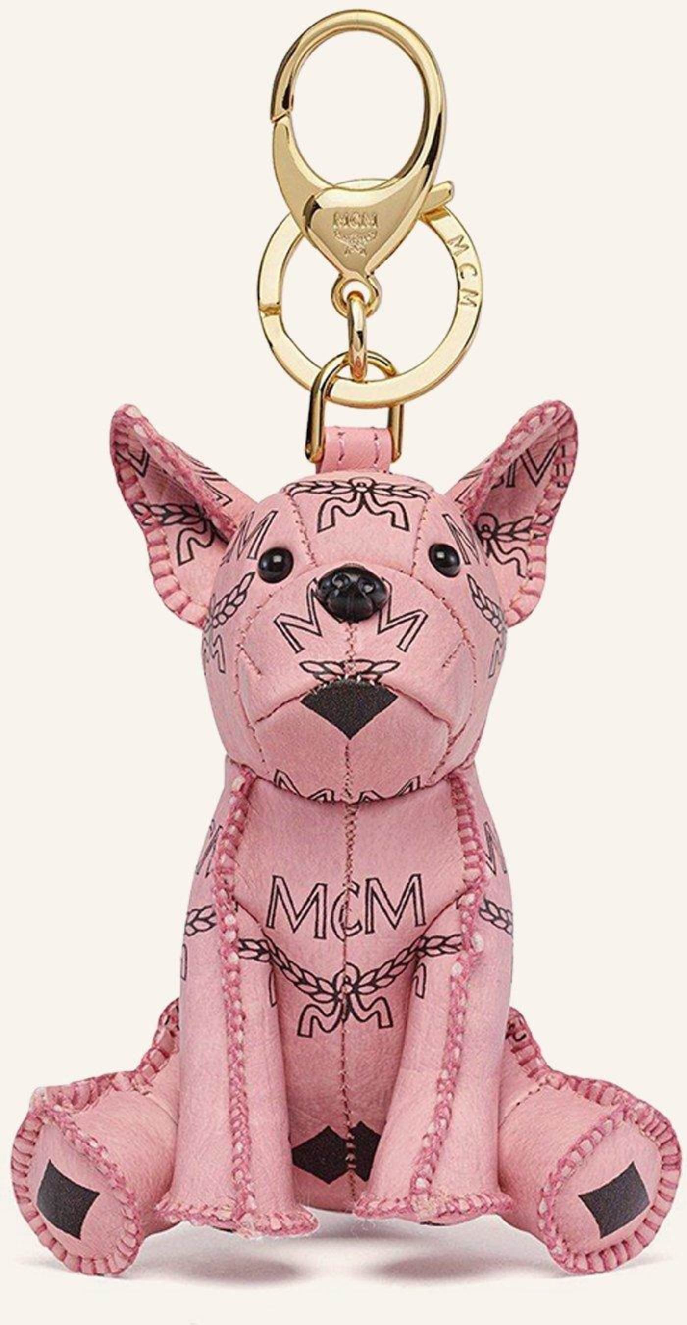 Mcm Charm-Anhänger Visetos rosa