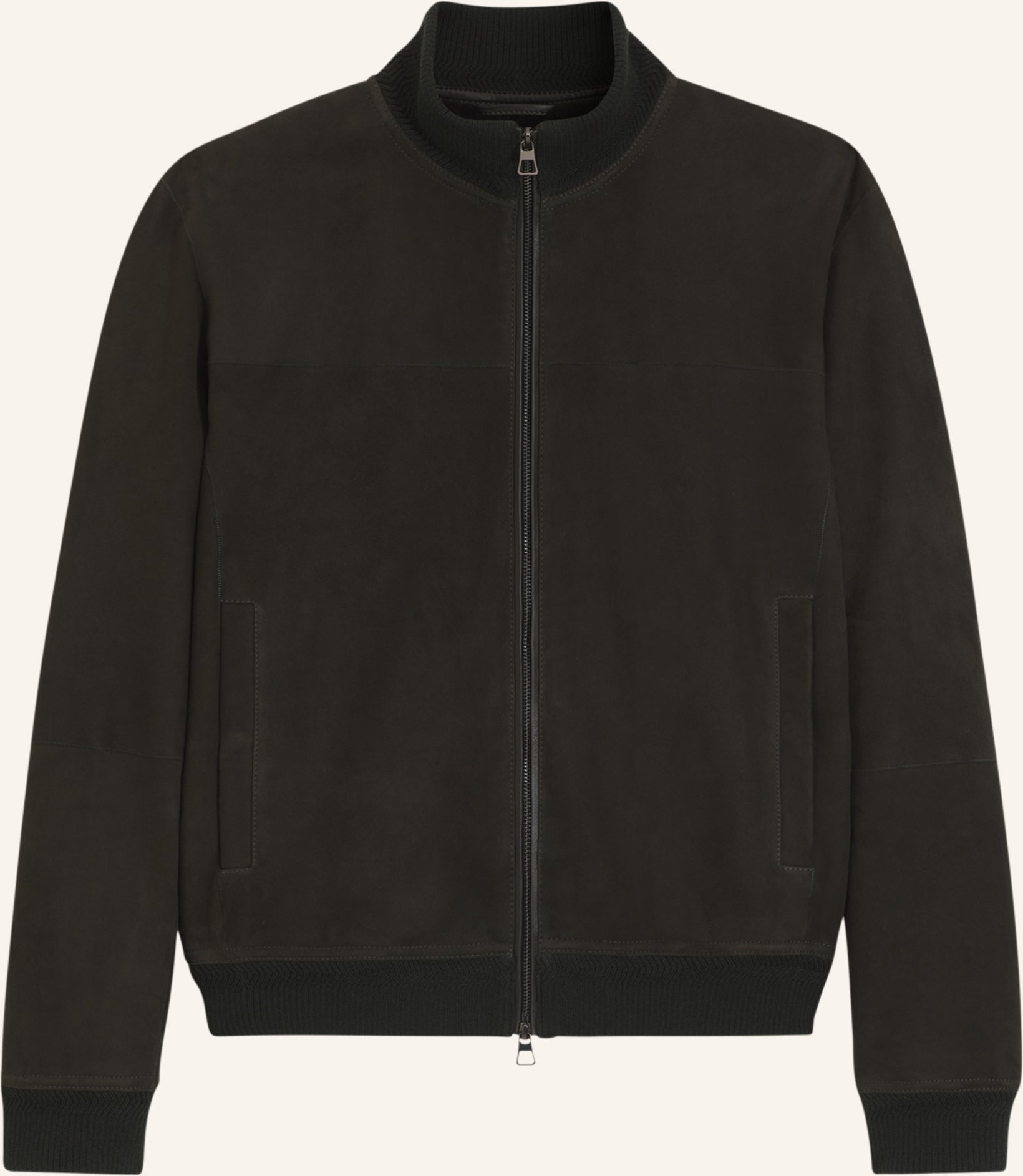 Thumbnail - Boss Lederjacke Minsow_Db Regular Fit gruen