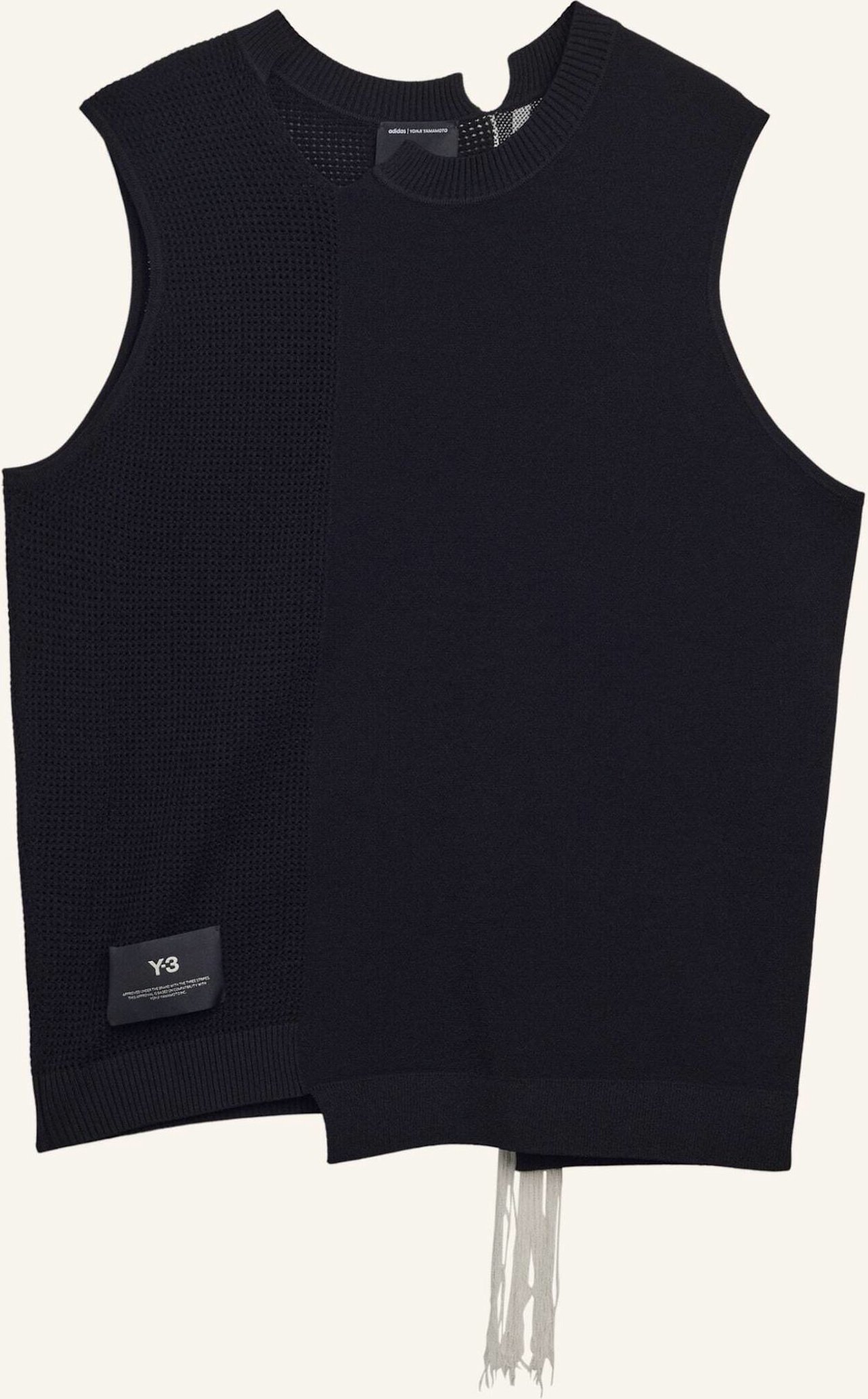 Y-3 Y-3 Gfx Strickweste schwarz