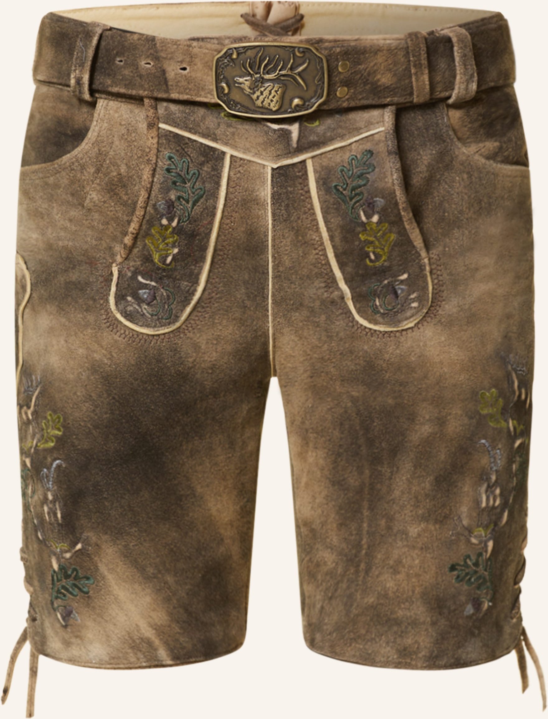 Spieth & Wensky Trachten-Lederhose Schwarzhorn braun