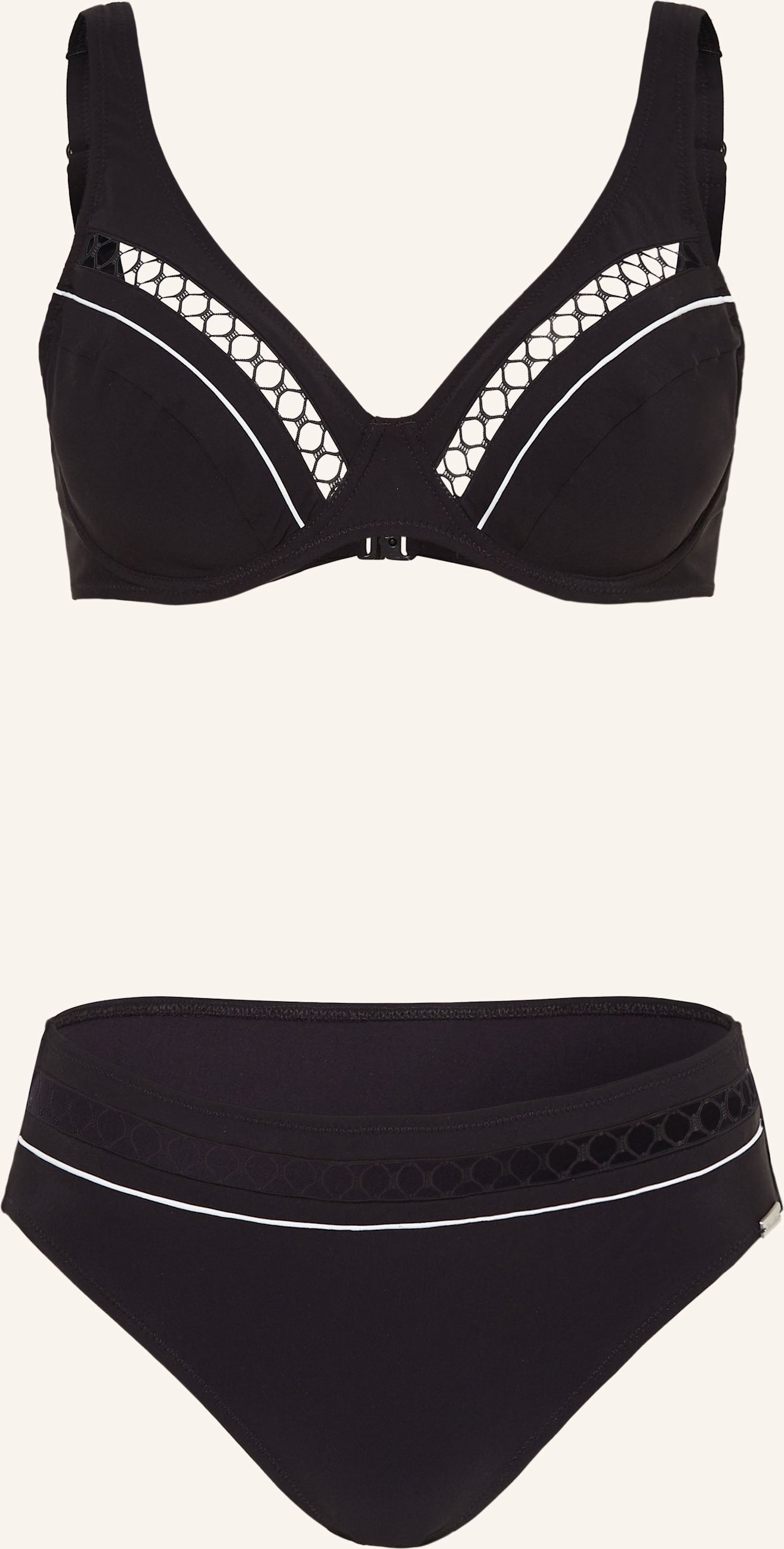 Charmline Bügel-Bikini Textured Dimension schwarz