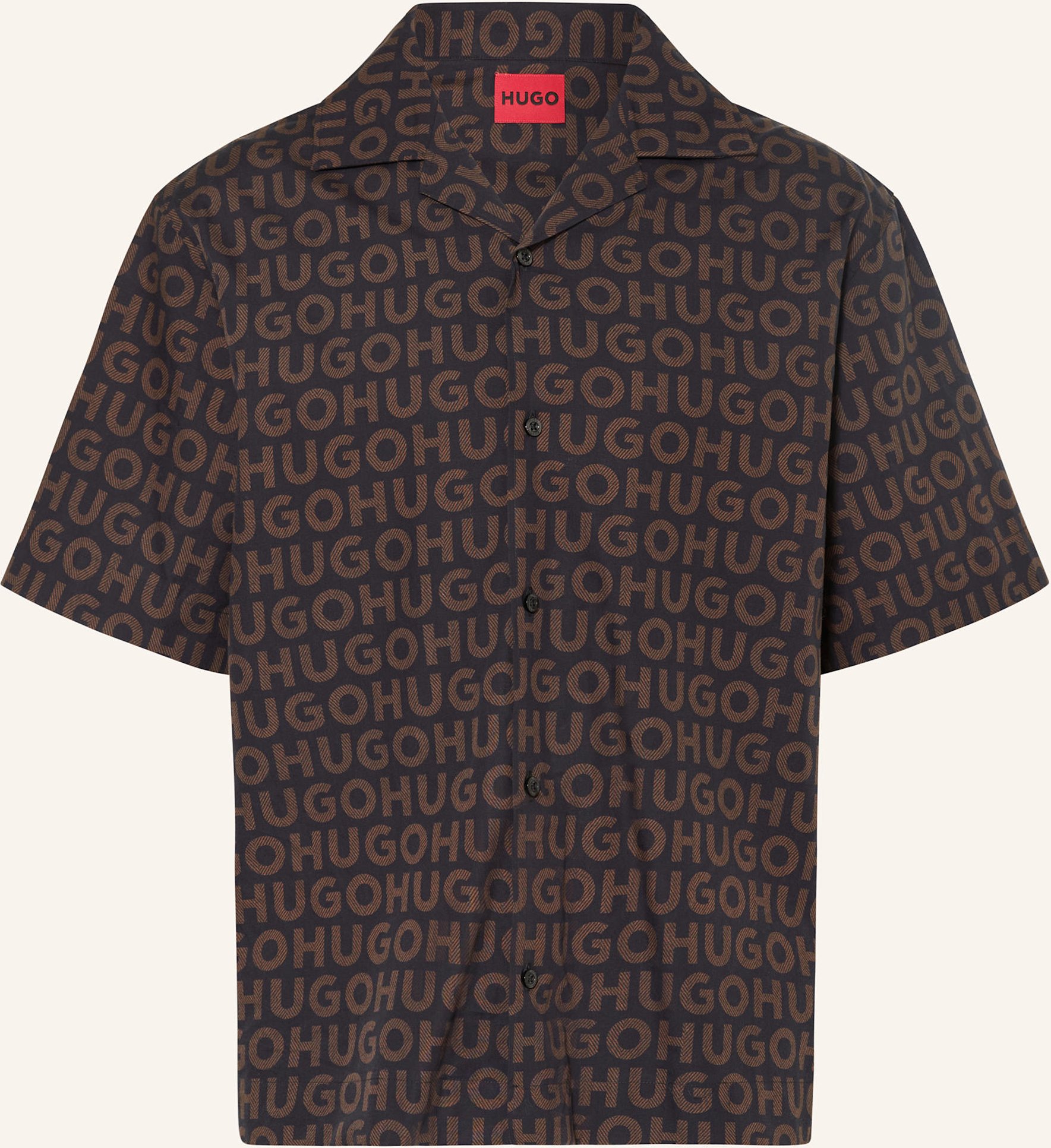 Hugo Resorthemd Espino Comfort Fit braun