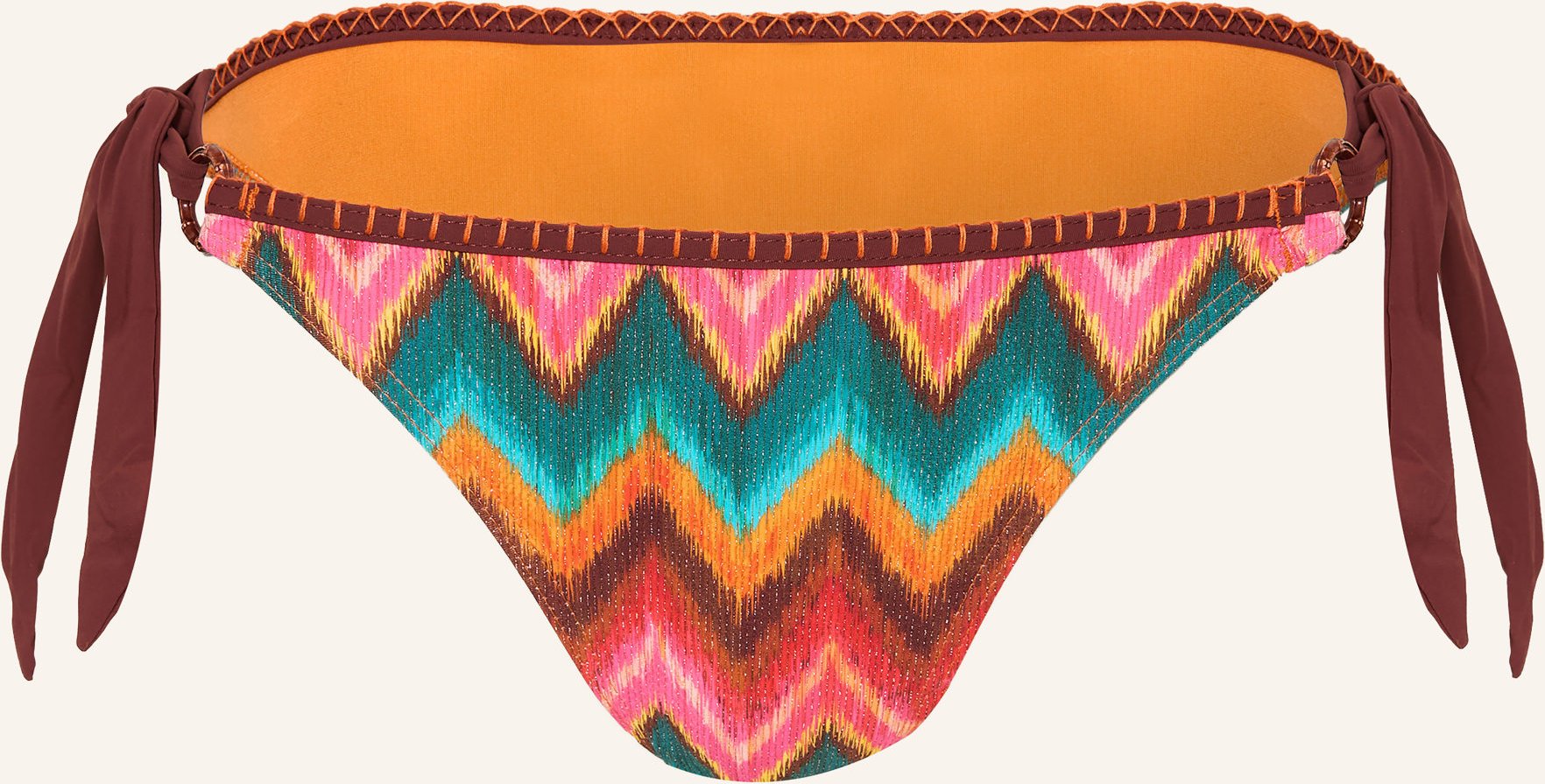 Banana Moon Triangel-Bikini-Hose Sima Nalika Mit Glitzergarn orange