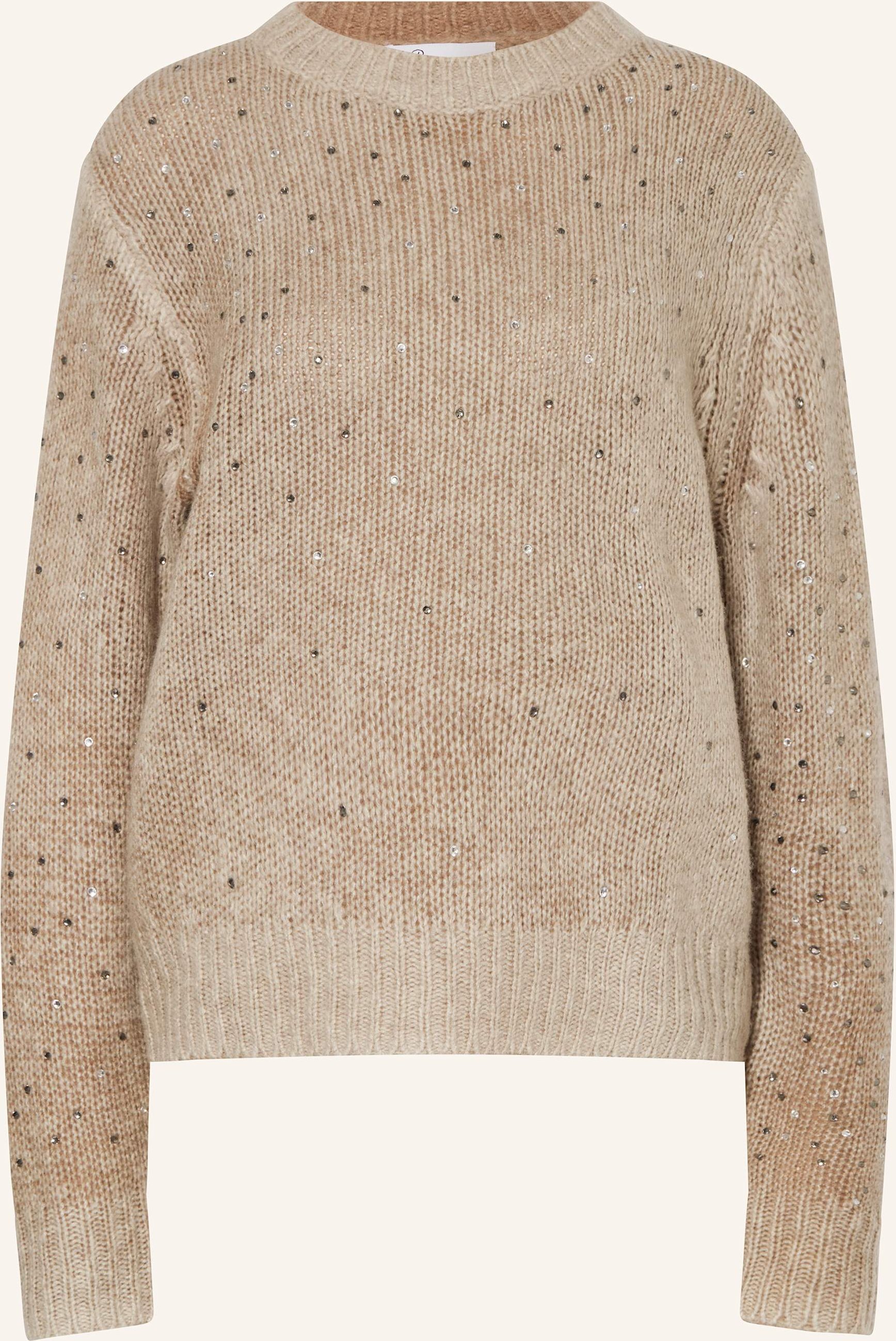 Thumbnail - Princess Goes Hollywood Pullover Mit Schmucksteinen beige