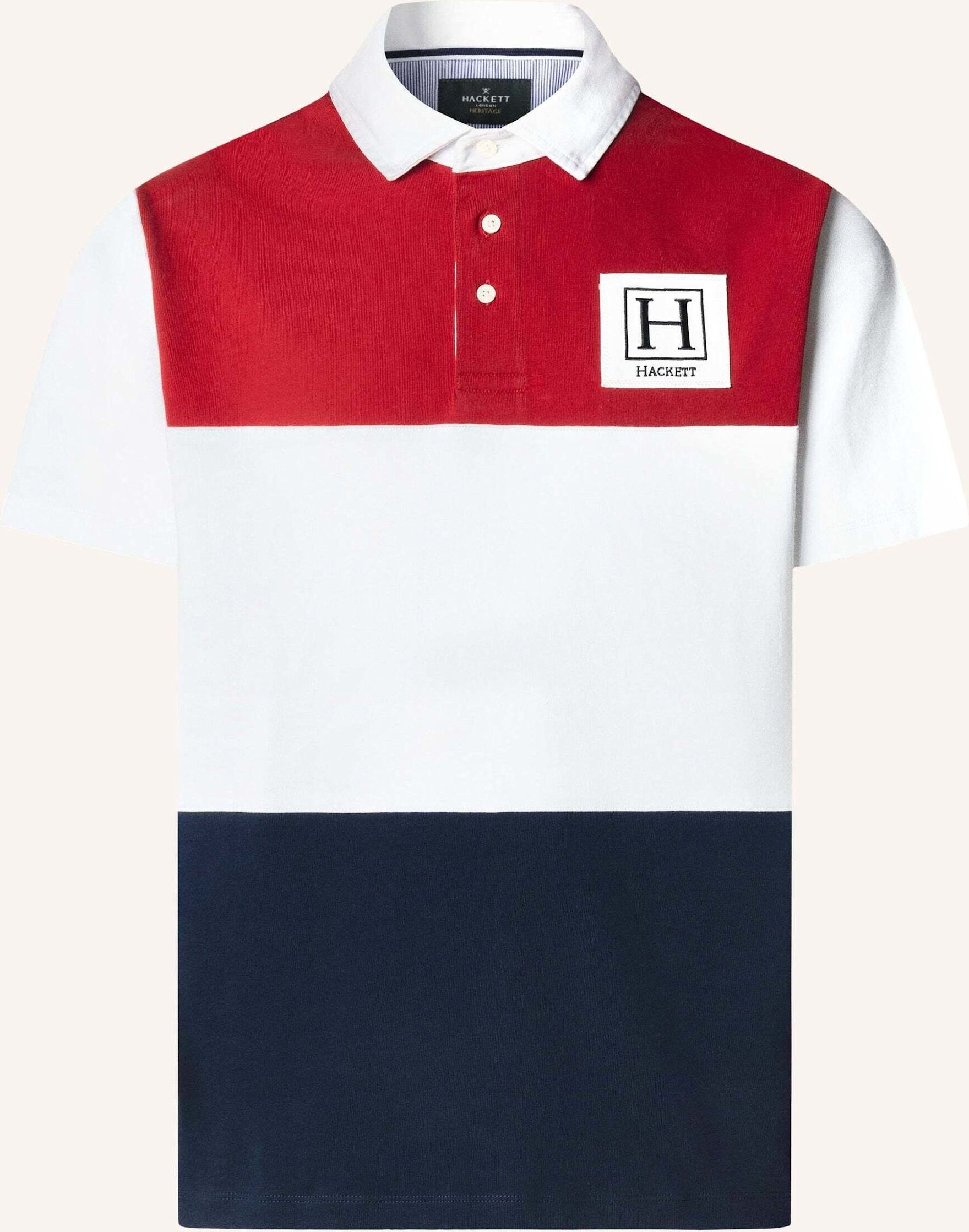 Hackett London Poloshirt Heritage H Pc Rby Ss rosa