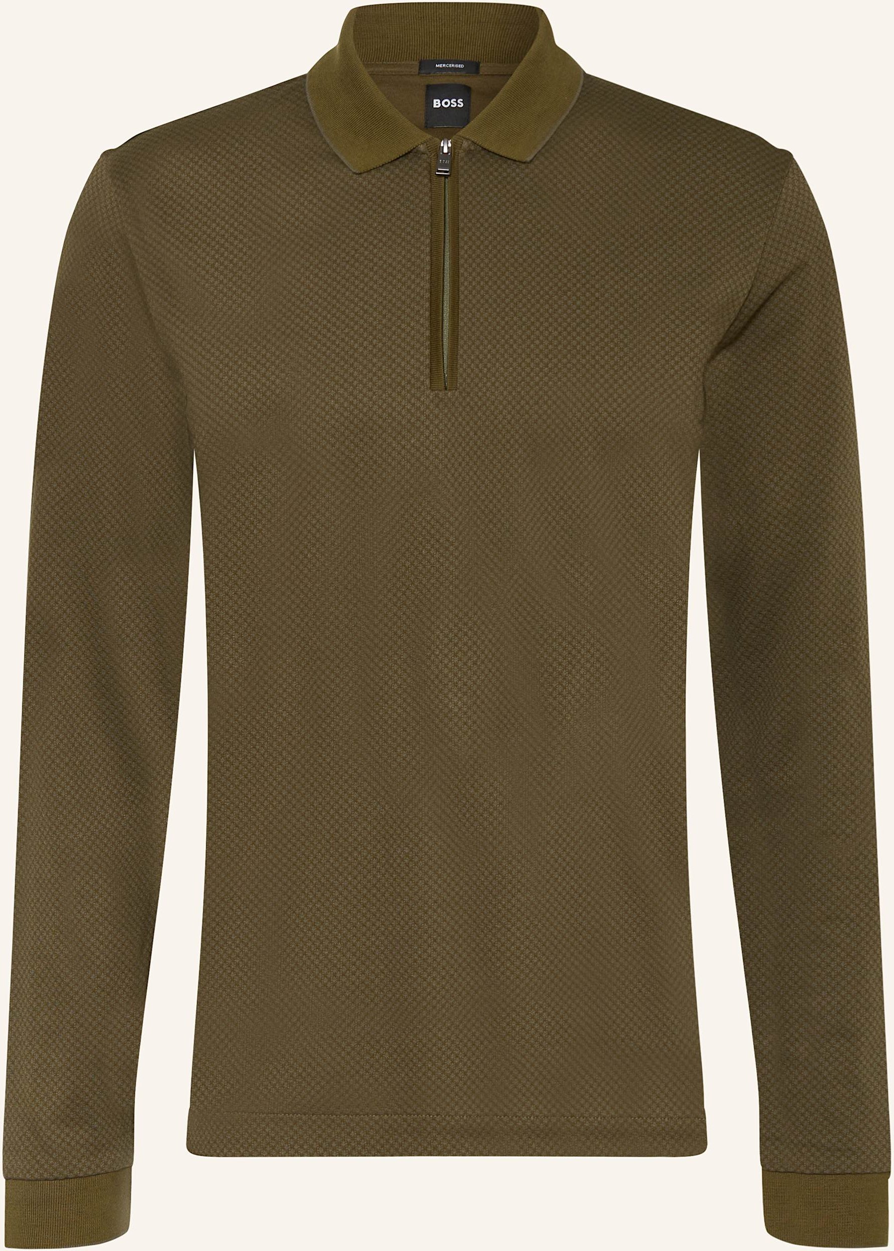 Boss Jersey-Poloshirt Peduzzi gruen