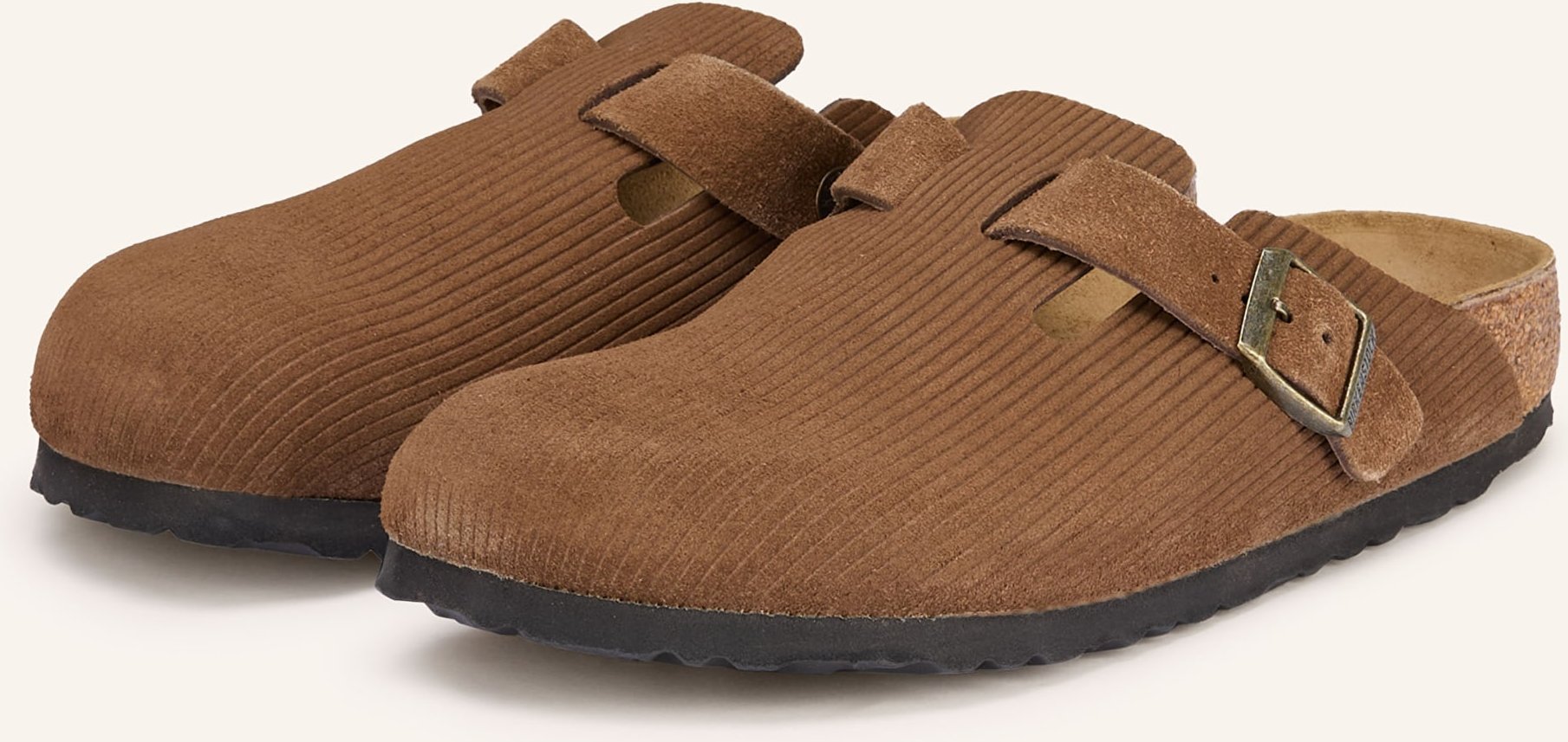 Birkenstock Pantoletten Boston Leve braun