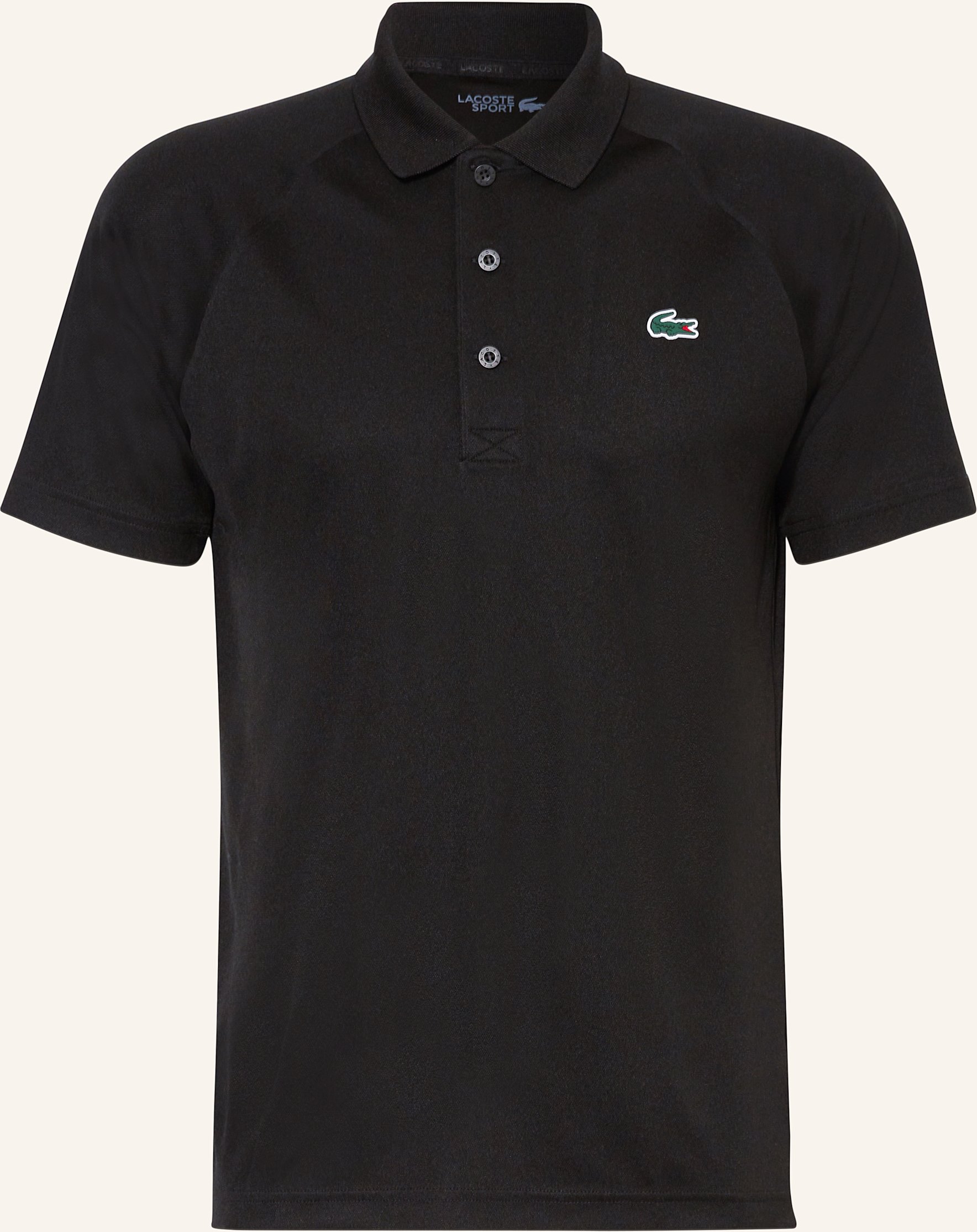 Lacoste Funktions-Poloshirt schwarz