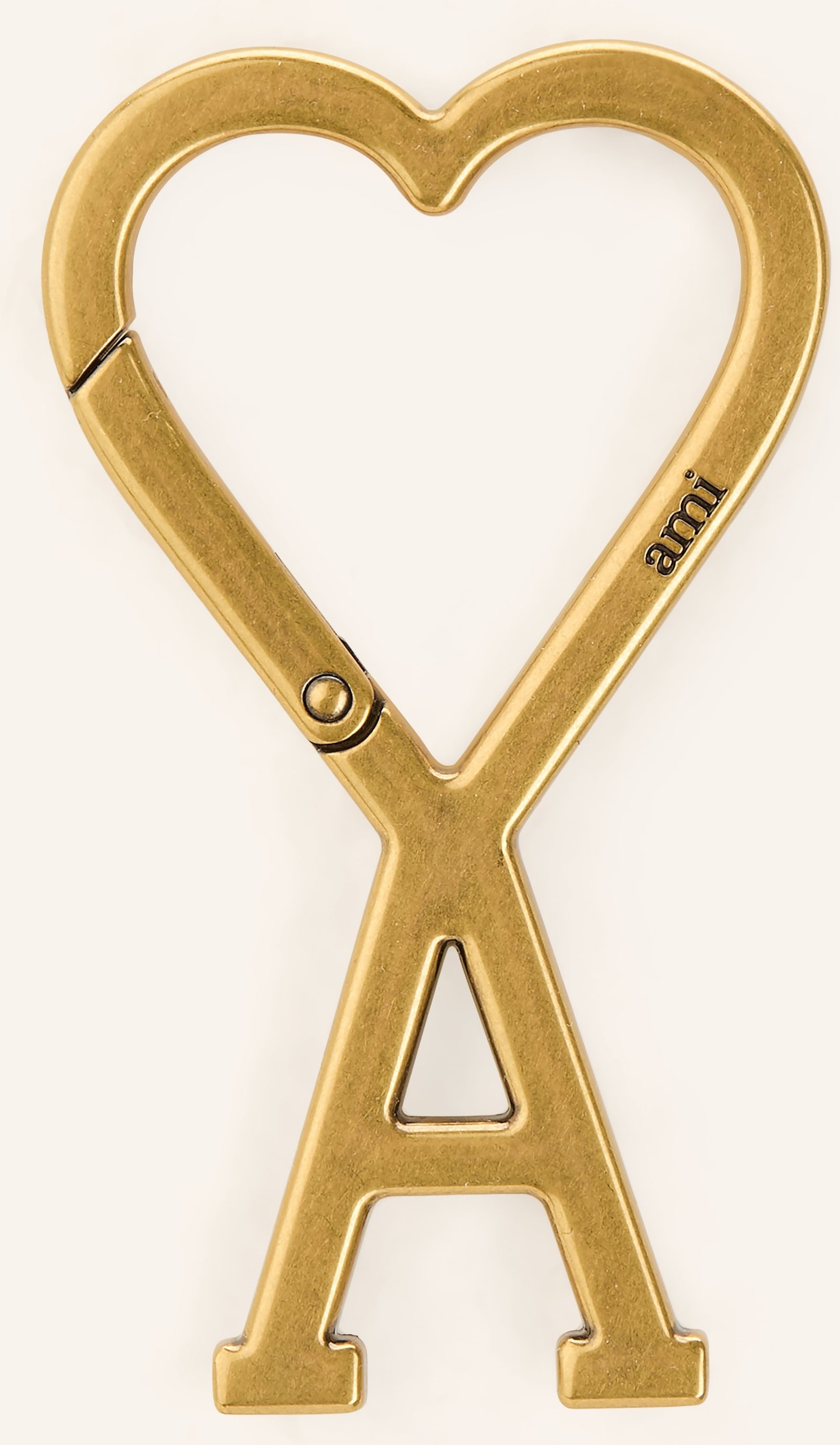 Ami Paris Schlüssel- Und Taschenanhänger gold