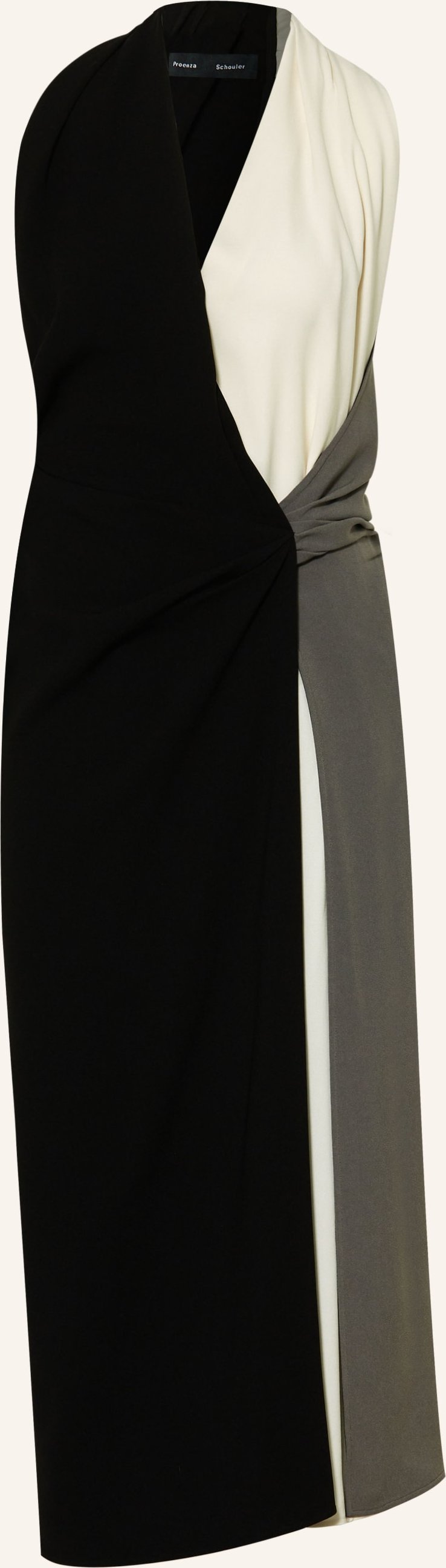 Proenza Schouler Kleid Elsa In Wickeloptik schwarz