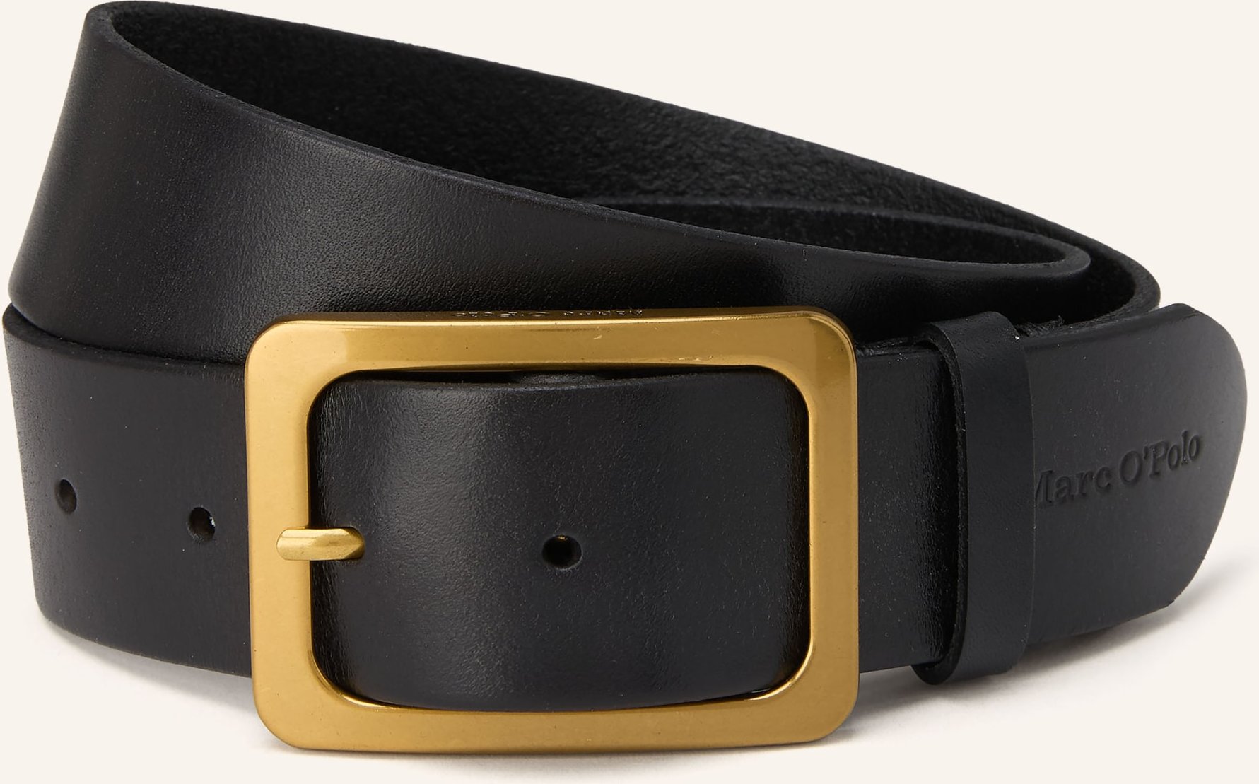 Marc O'polo Ledergürtel schwarz