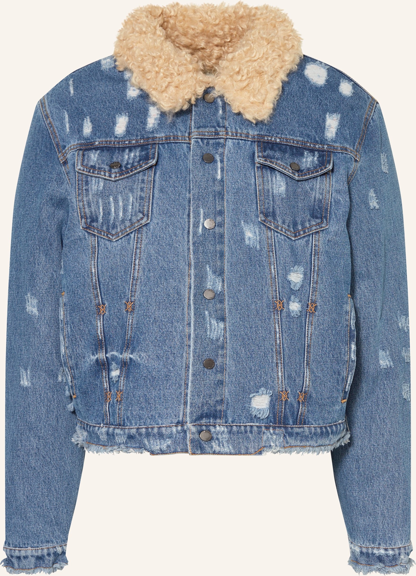 Daily Paper Jeansjacke Zum Wenden blau