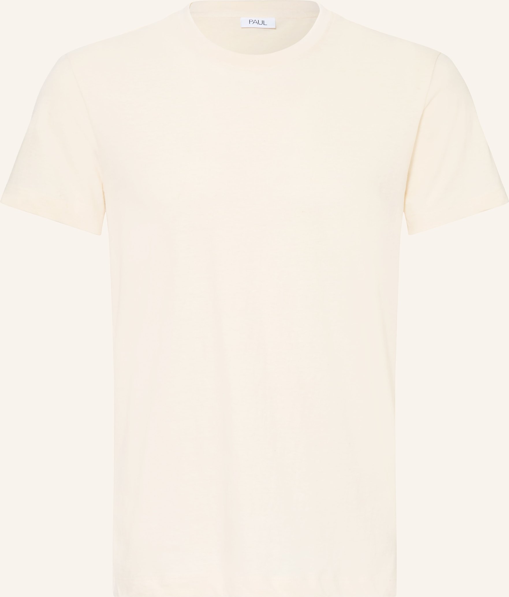 Paul T-Shirt Mit Leinen weiss