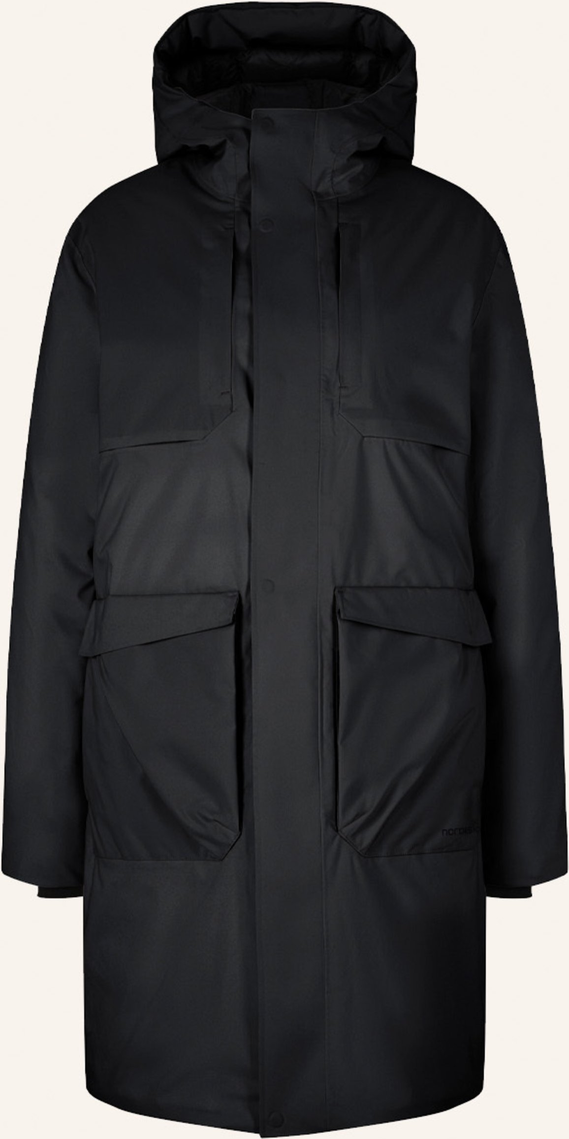 Nordisk Daunenparka Lumi schwarz