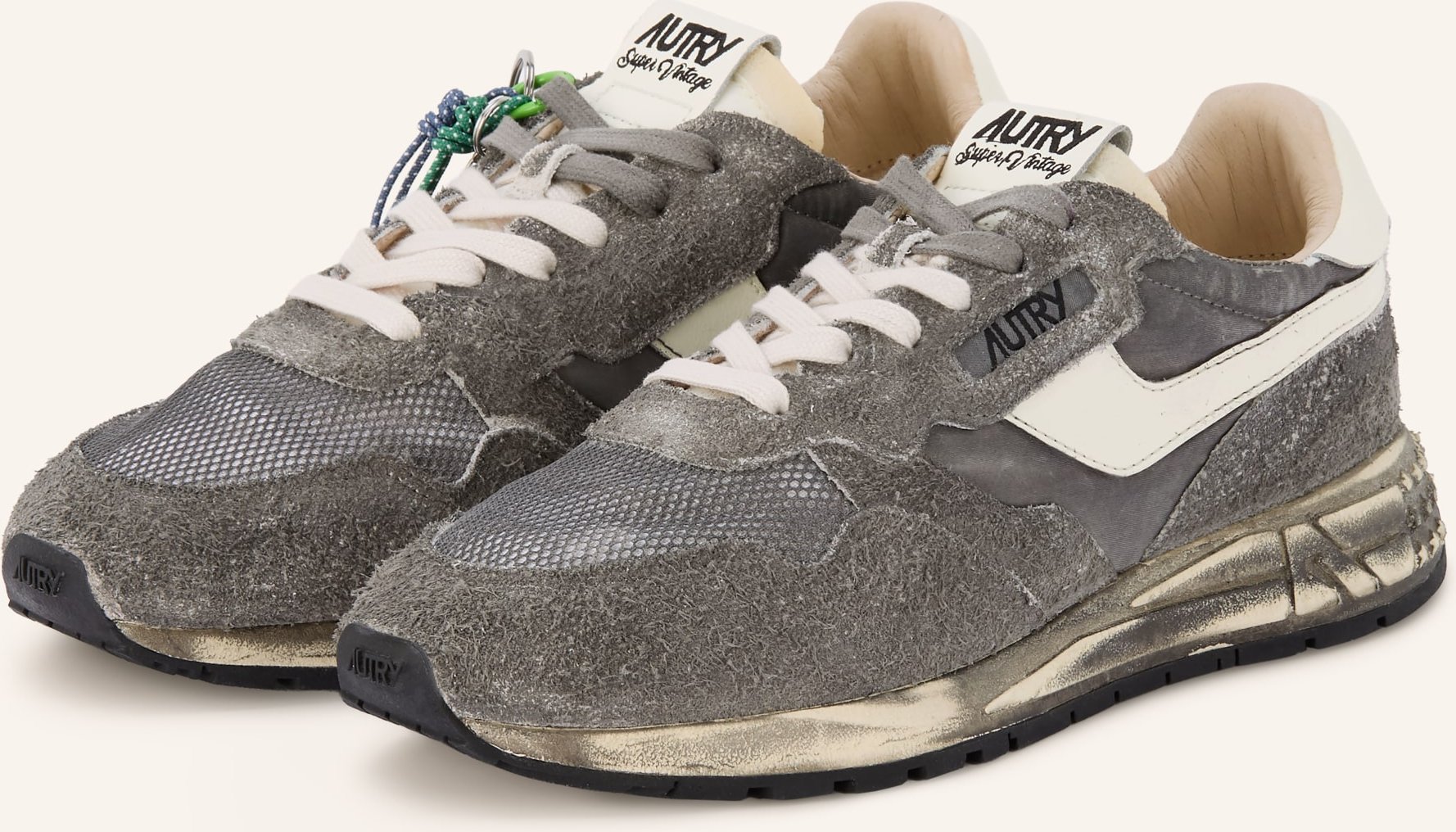 Autry Sneaker Reelwind Supervintage Ys silber