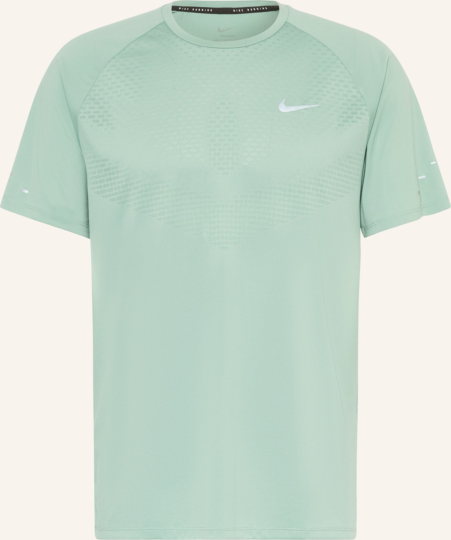 Nike Laufshirt Stride gruen