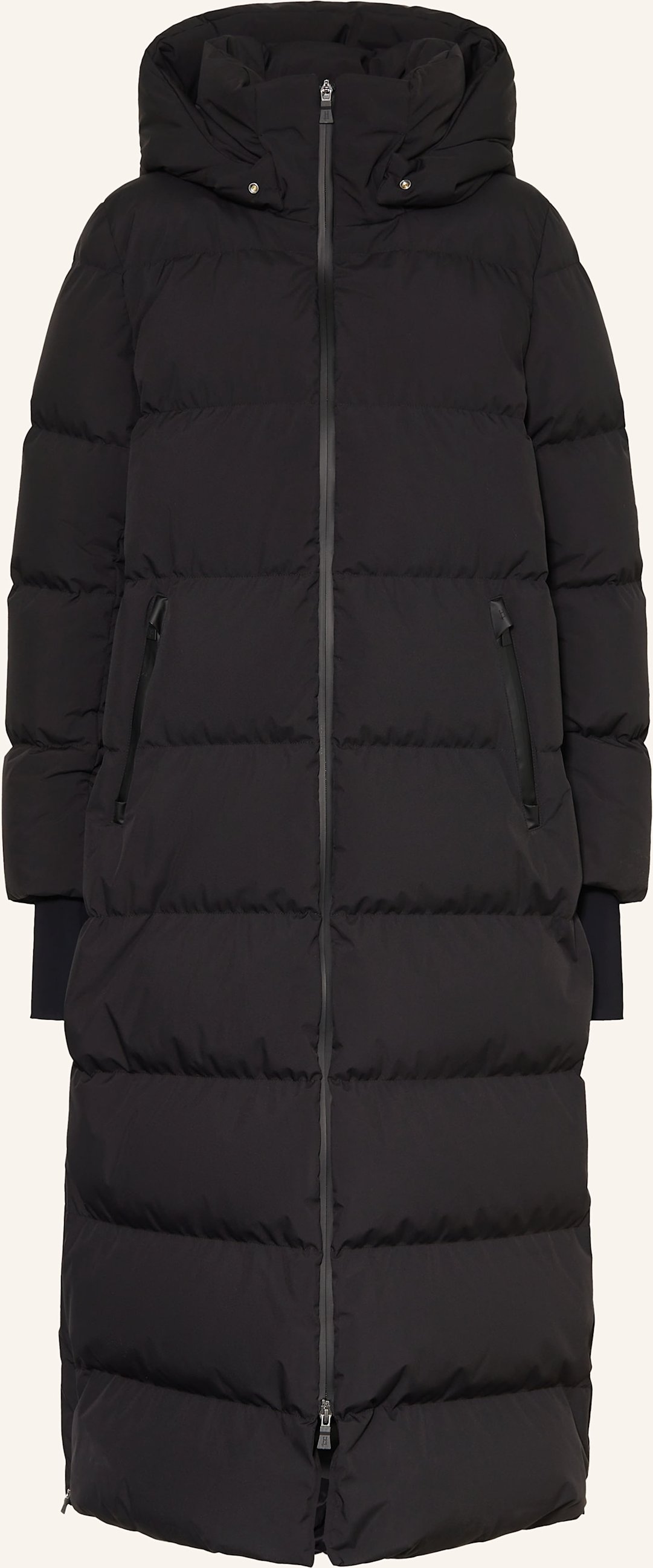 Herno Daunenmantel Mit Abnehmbarer Kapuze schwarz