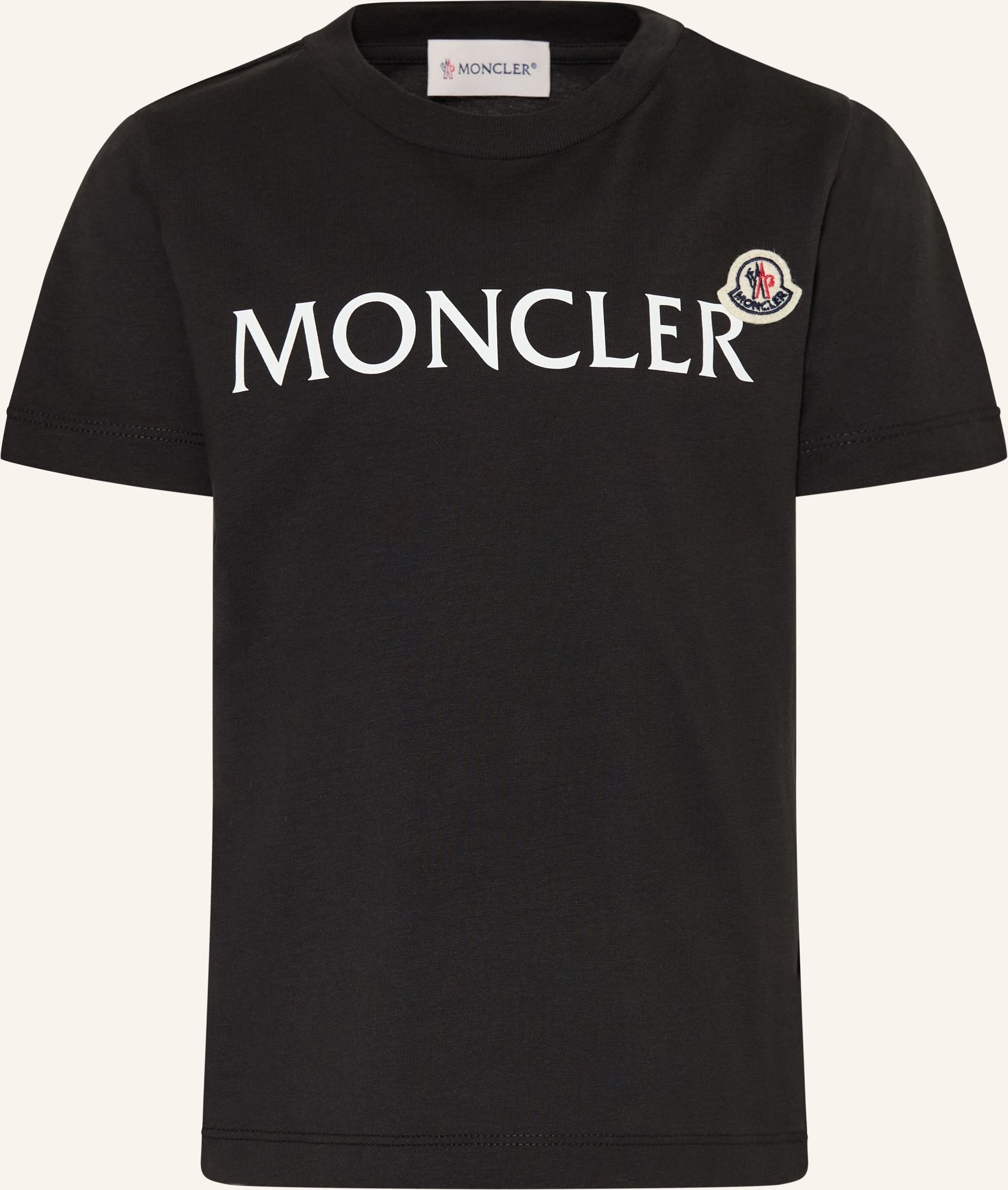 Moncler Enfant T-Shirt schwarz