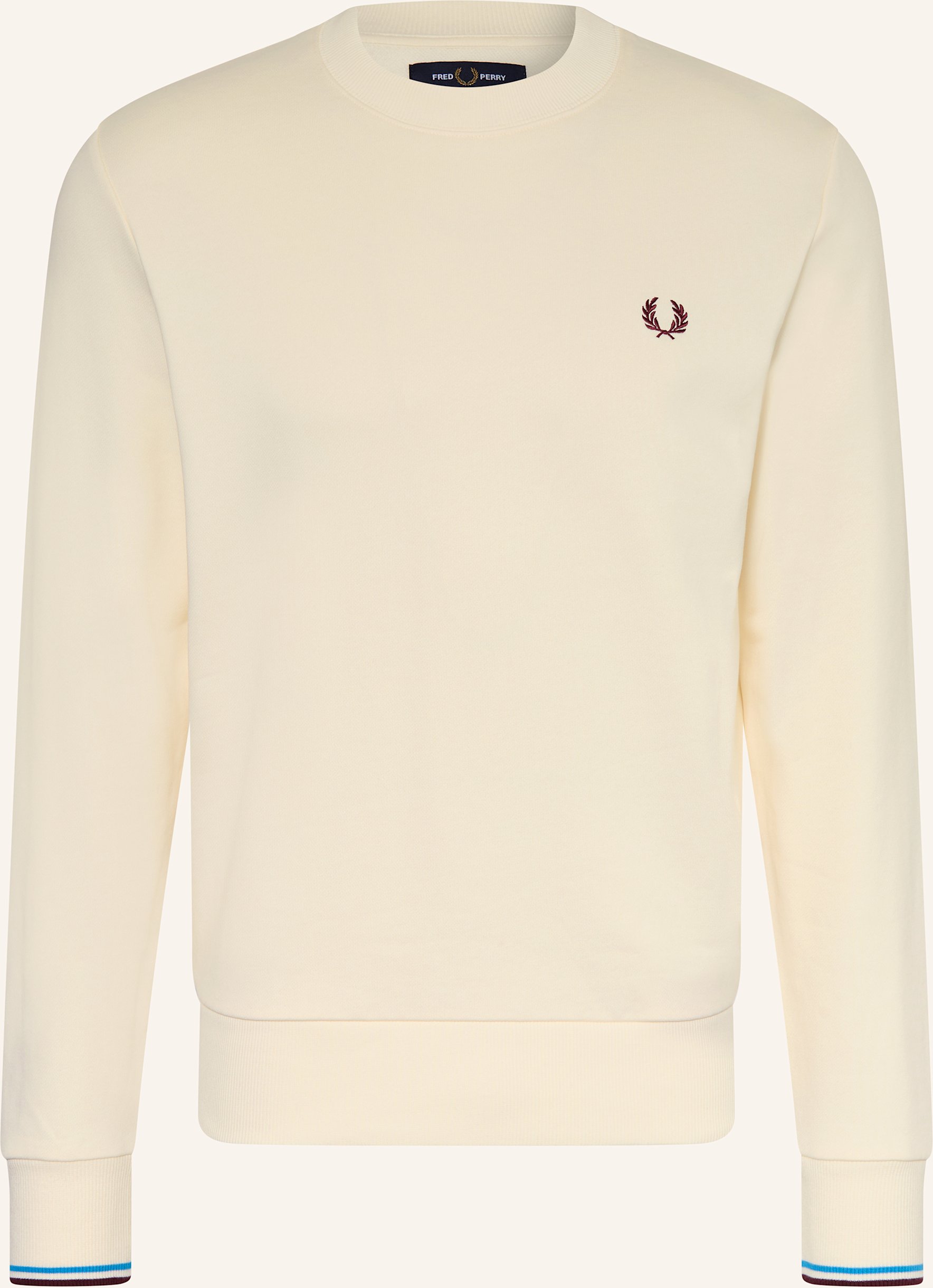 Fred Perry Sweatshirt weiss