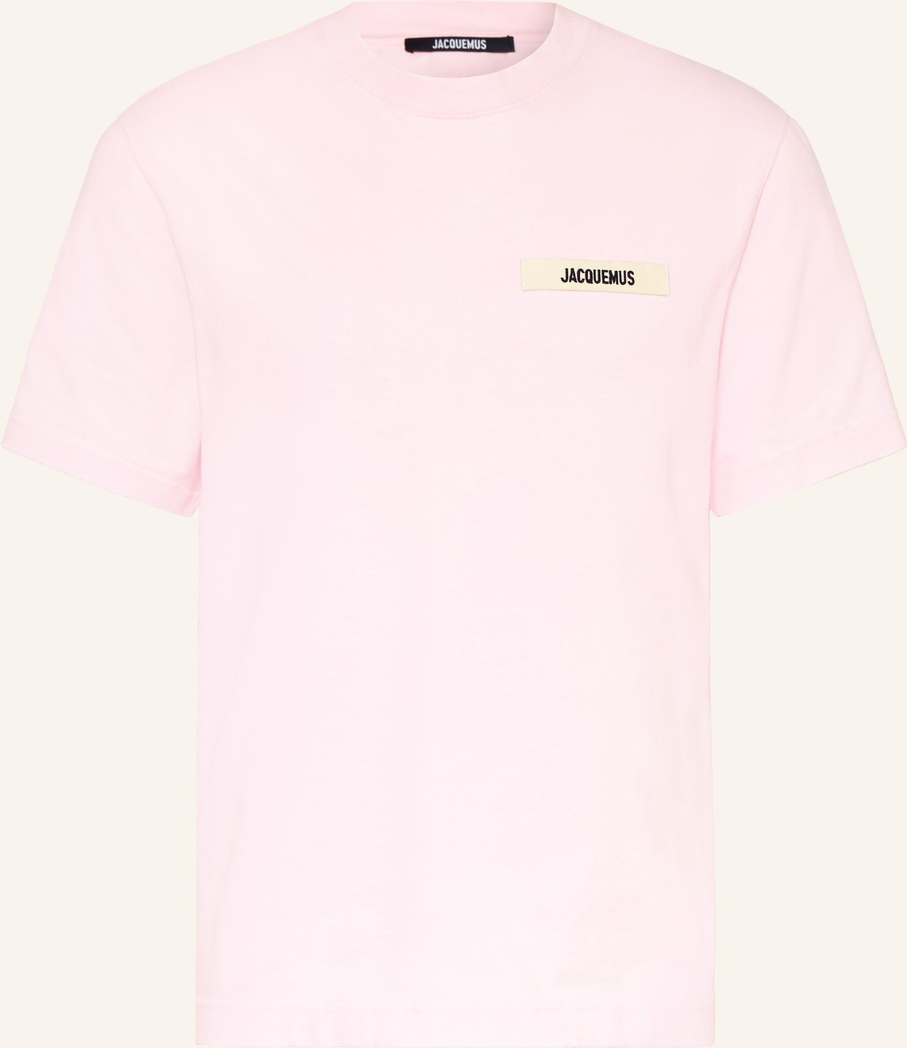 Jacquemus T-Shirt Le Tshirt Gros Grain rosa