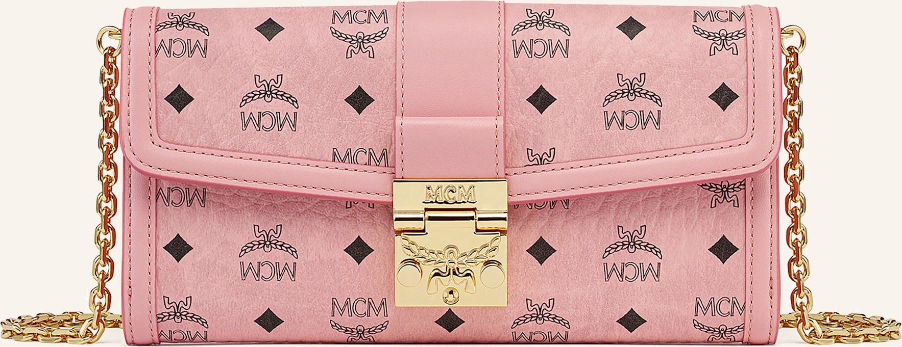 Mcm Geldbörse Tracy Zum Umhängen rosa
