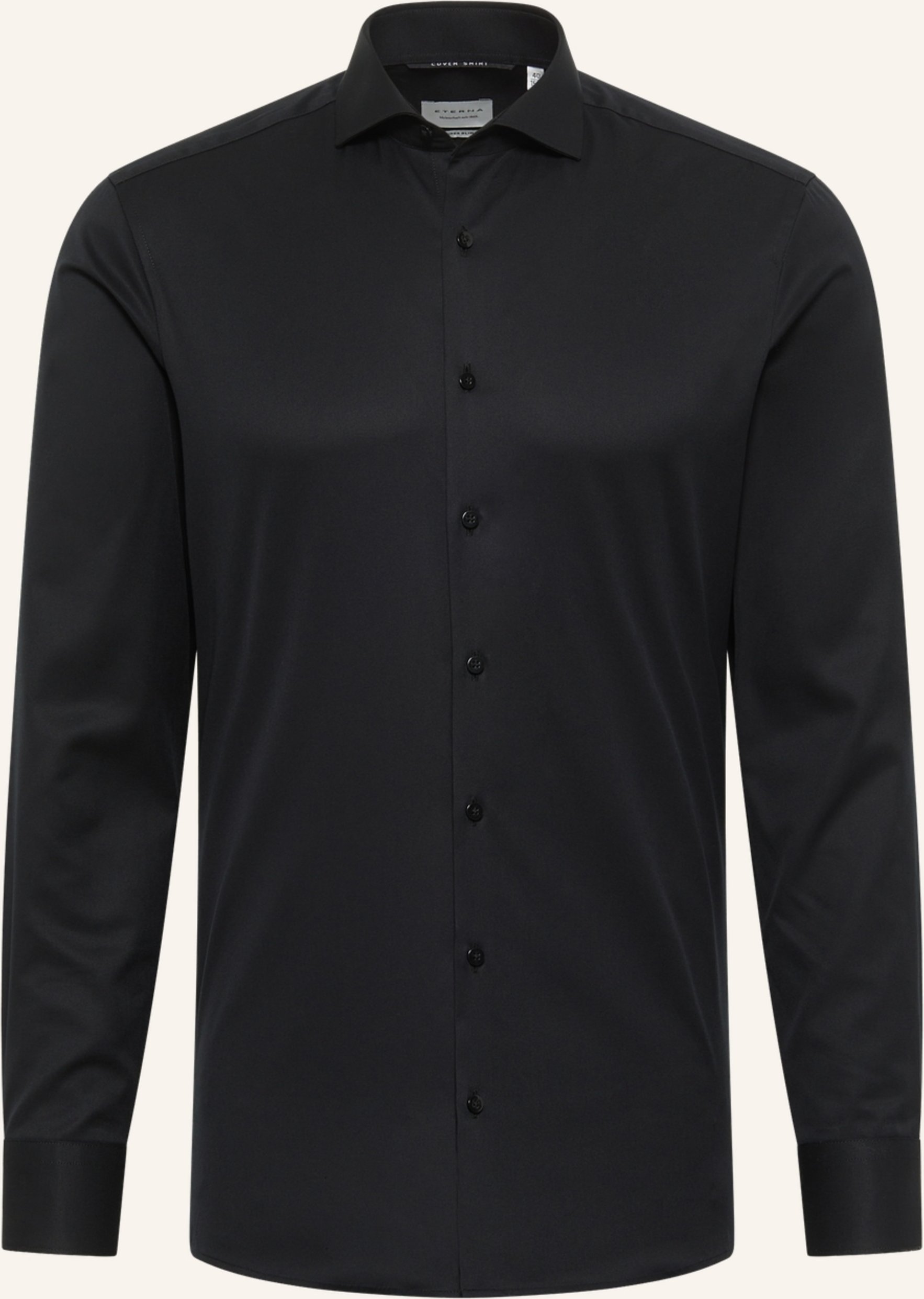 Thumbnail - Eterna Hemd Super Slim schwarz