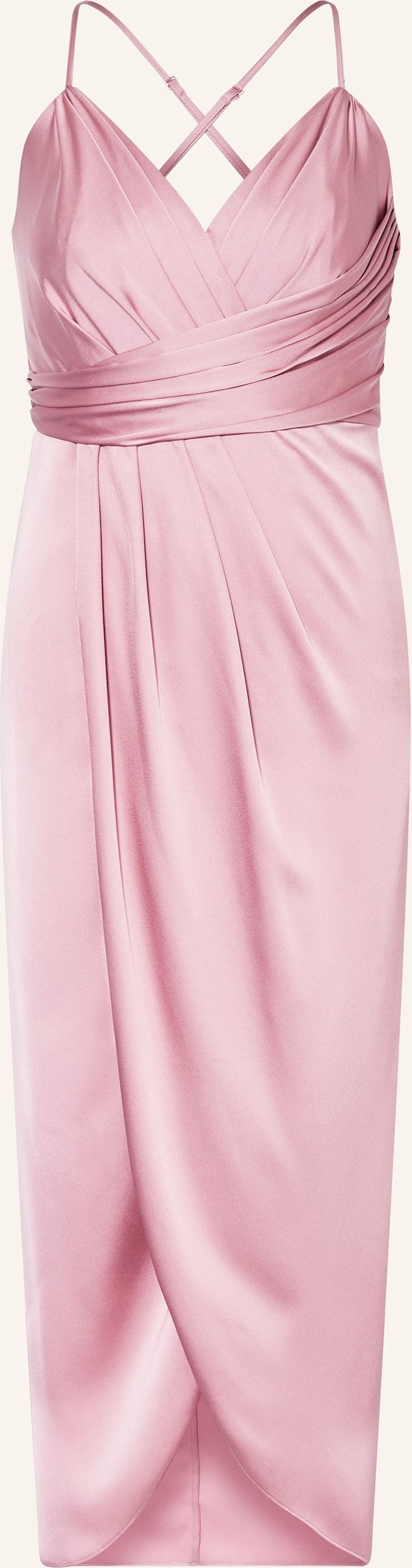 V By Vera Mont Cocktailkleid Aus Satin rosa