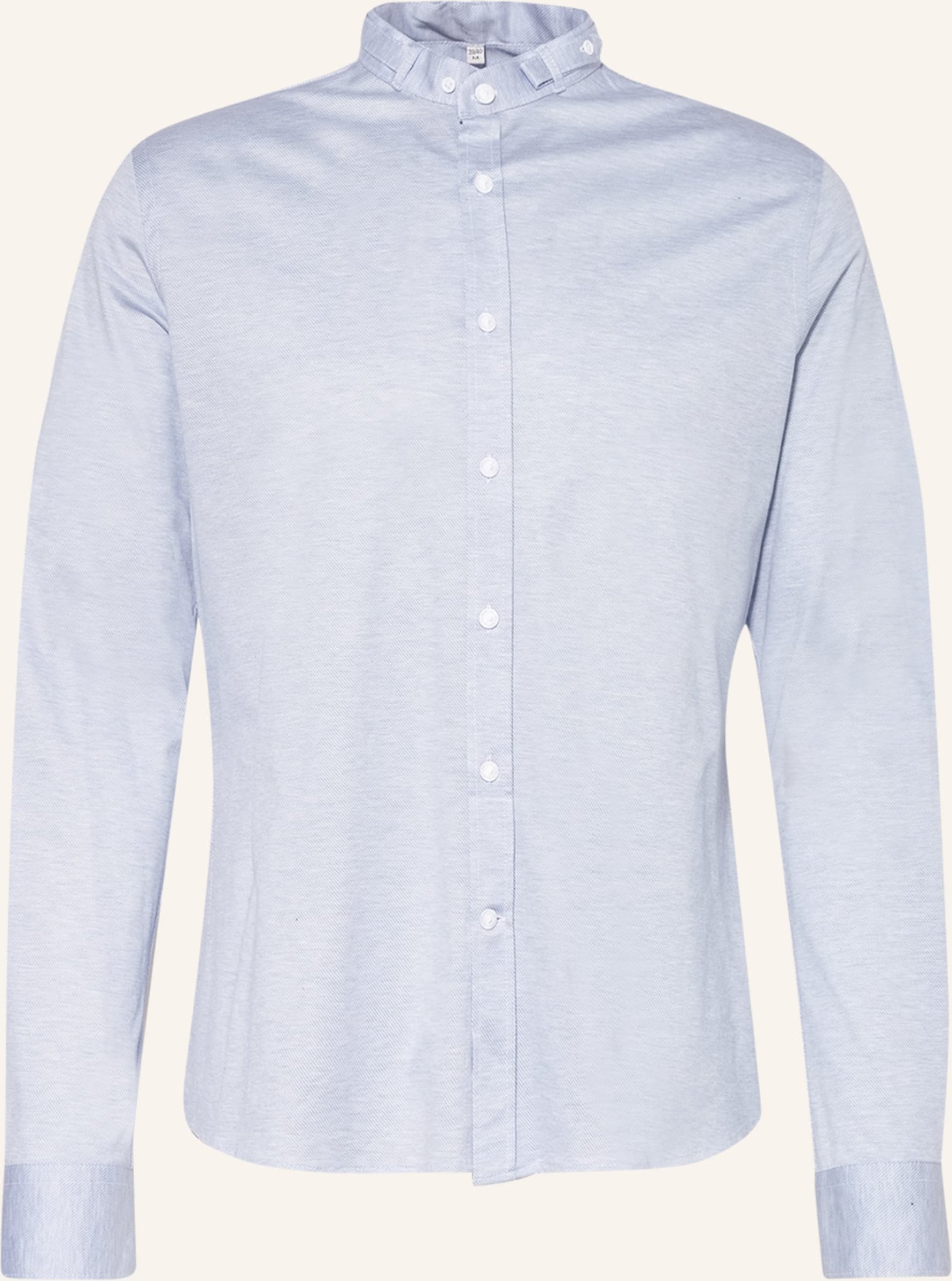 Gottseidank Trachtenhemd Lenz Slim Fit Mit Stehkragen blau