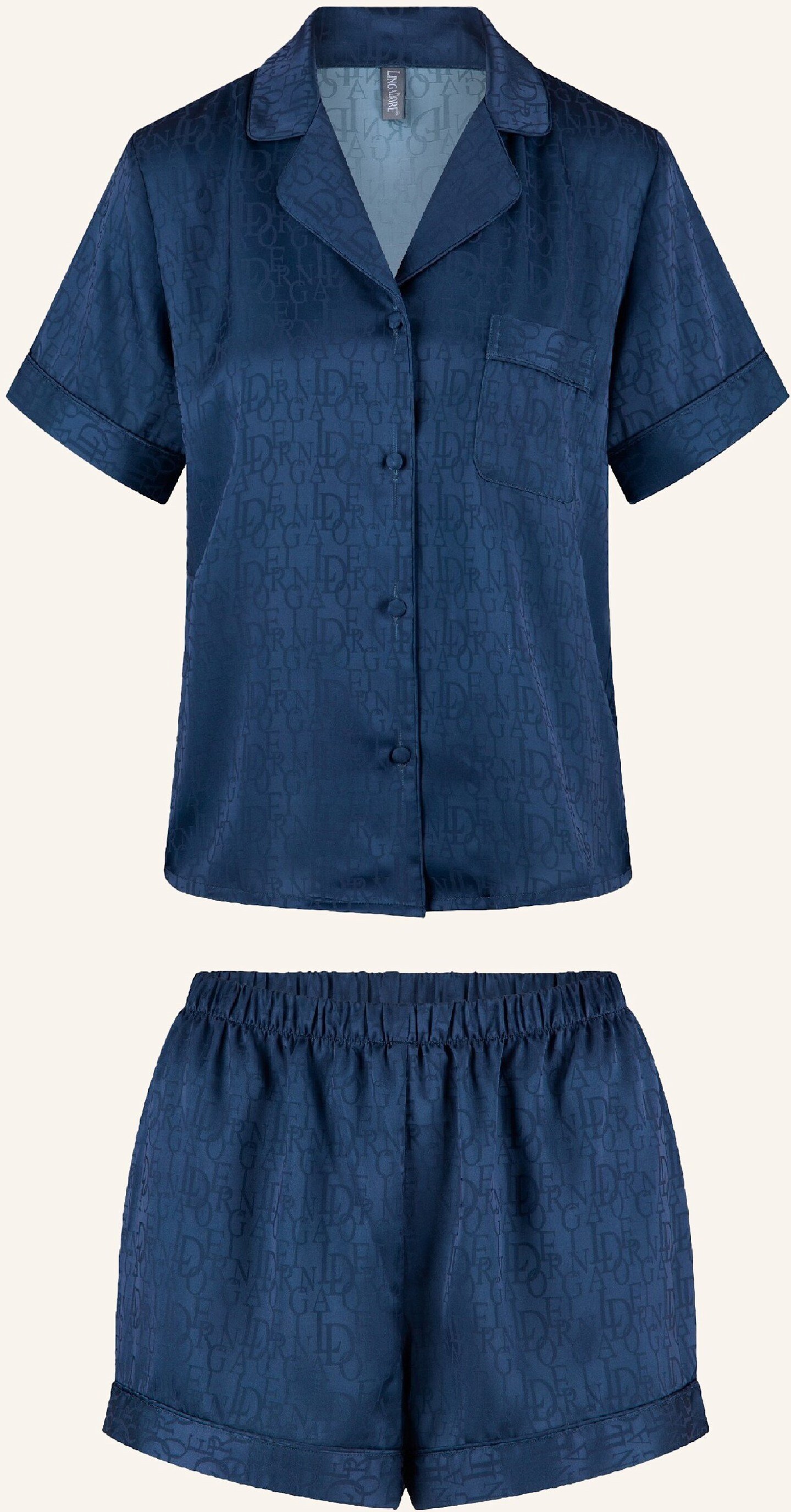 Lingadore Pyjama Set blau
