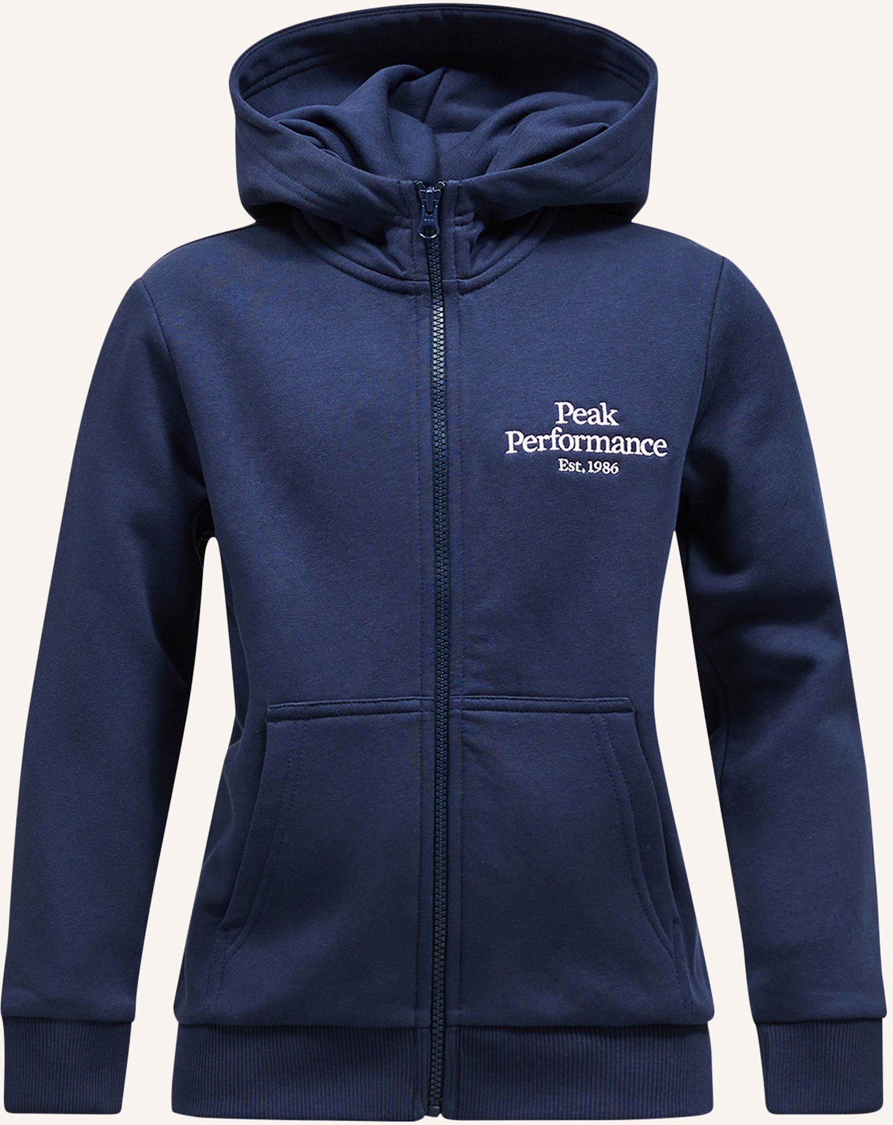 Peak Performance Kapuzensweatshirtjacke blau