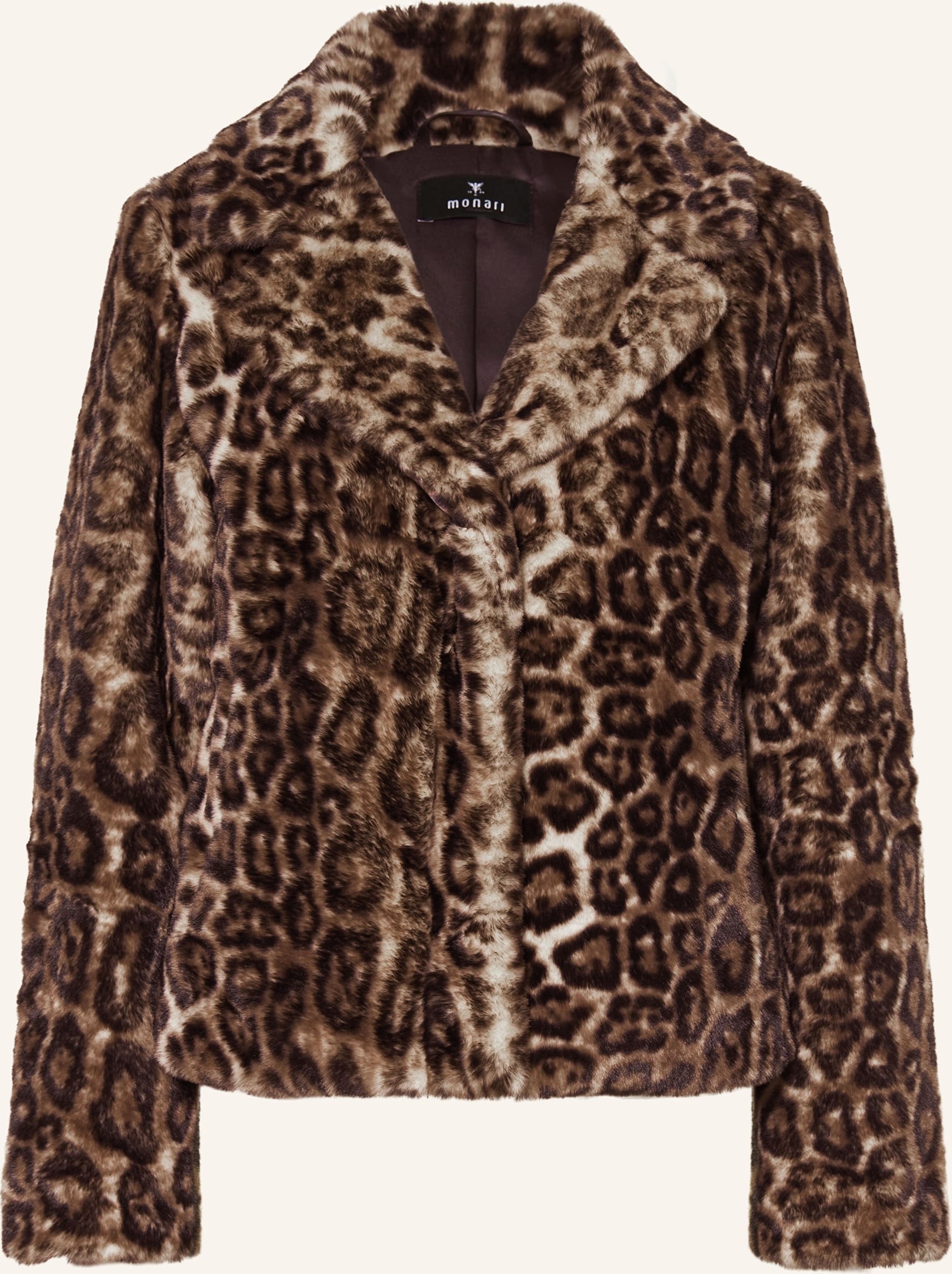Monari Kunstfell-Jacke braun