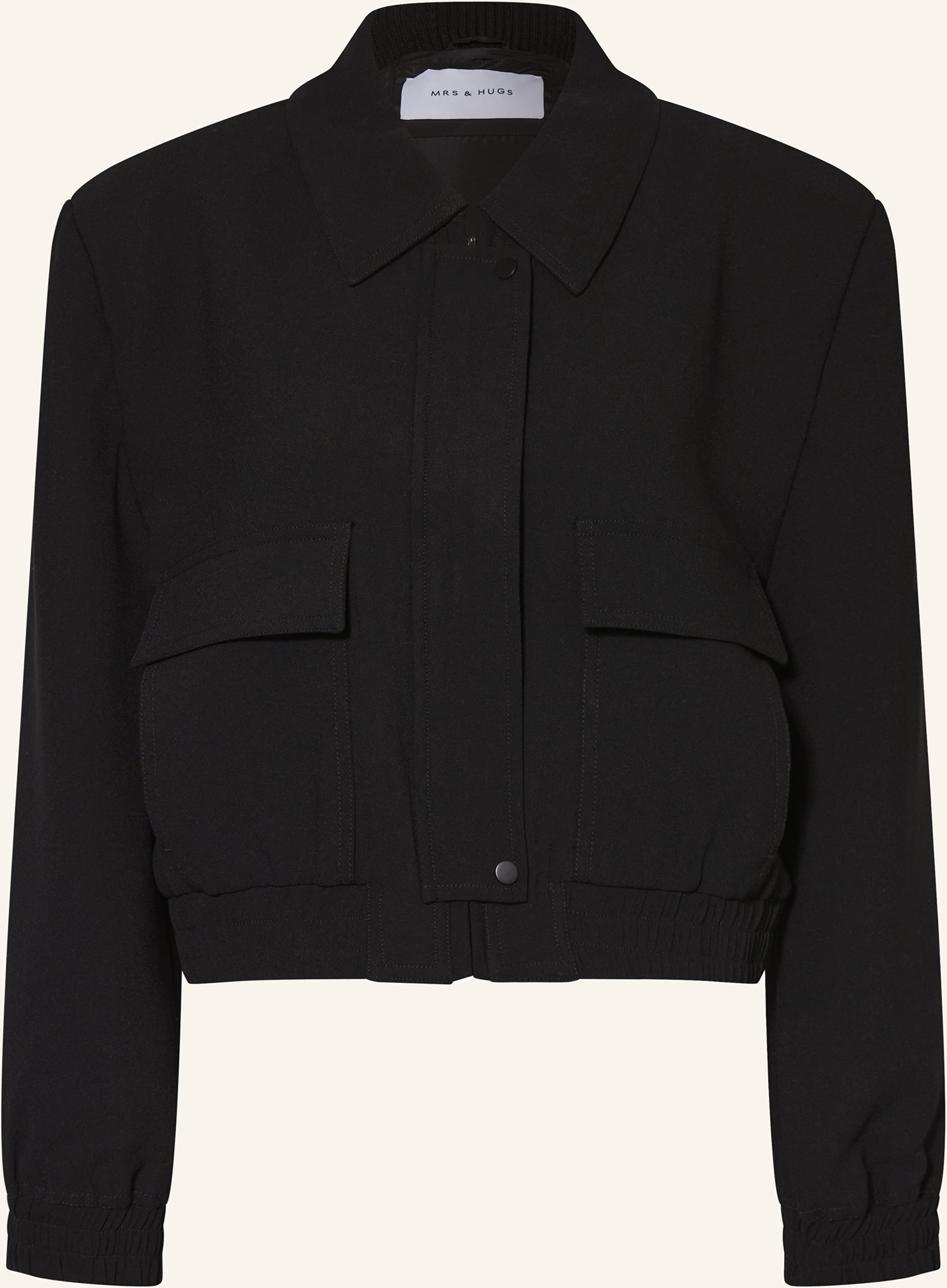 Mrs & Hugs Jacke schwarz