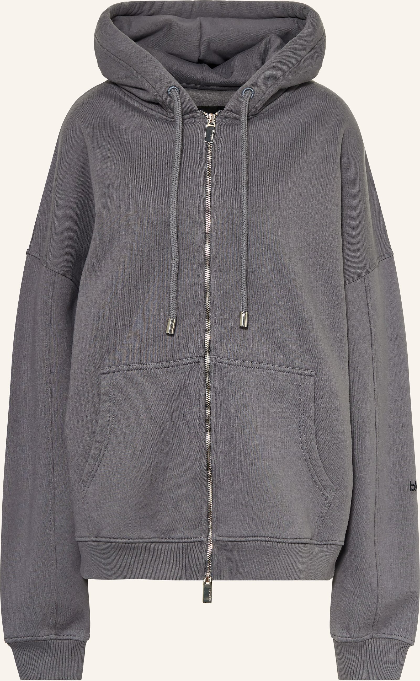 Black Palms Sweatjacke Honey 2.0 grau