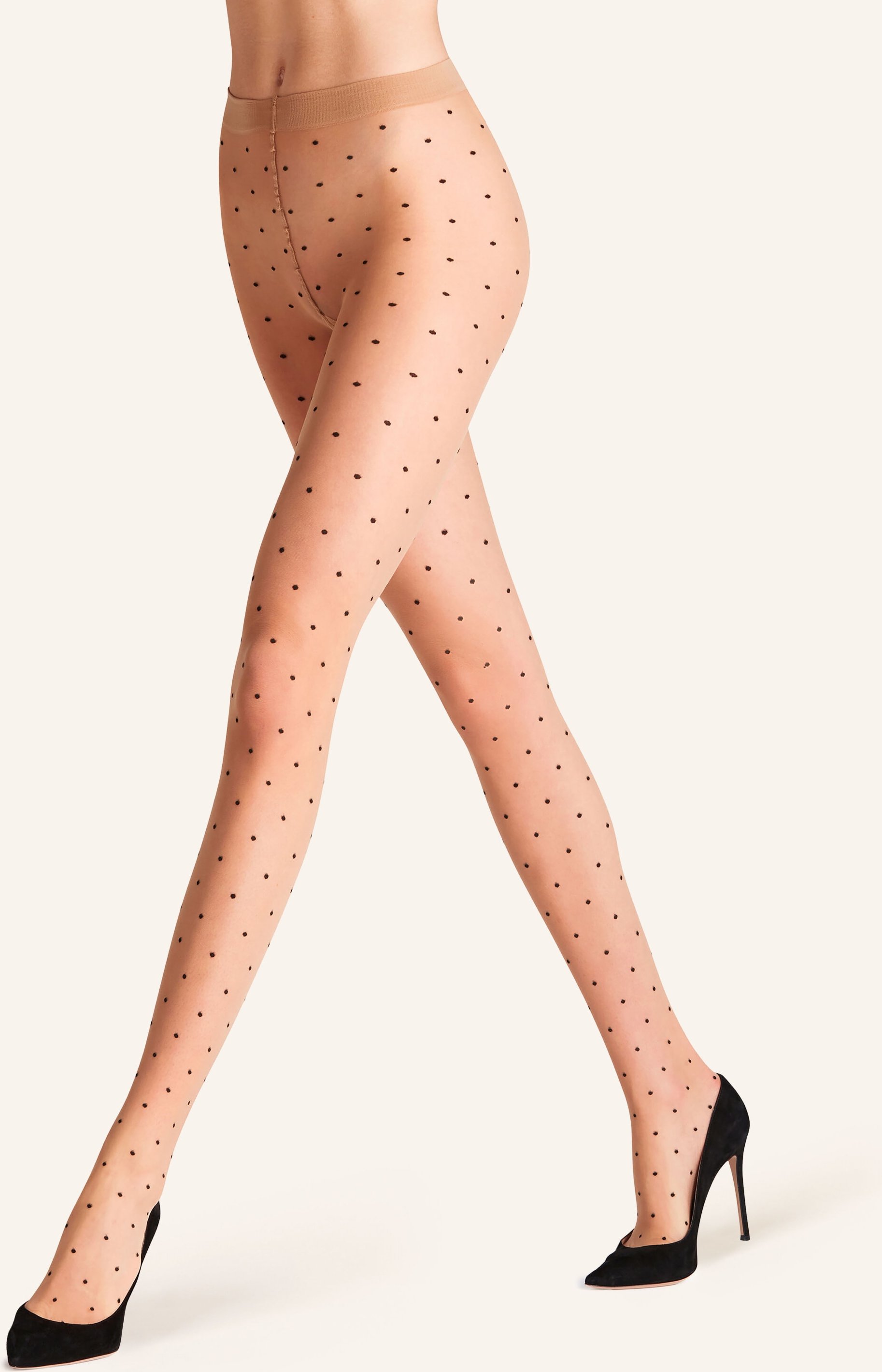 Falke Feinstrumpfhose Dot beige