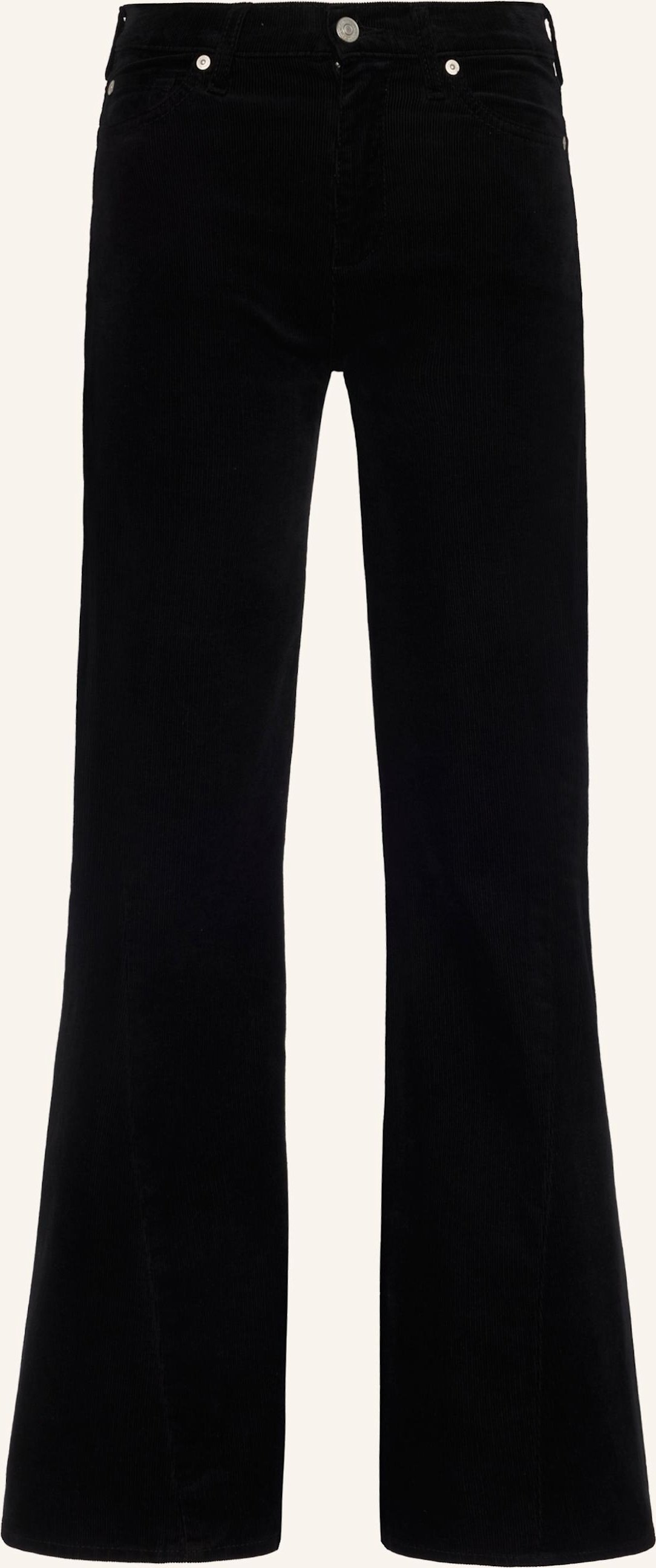 Thumbnail - 7 For All Mankind Chino Pants Twisted Dojo Tailorless Flare Fit schwarz