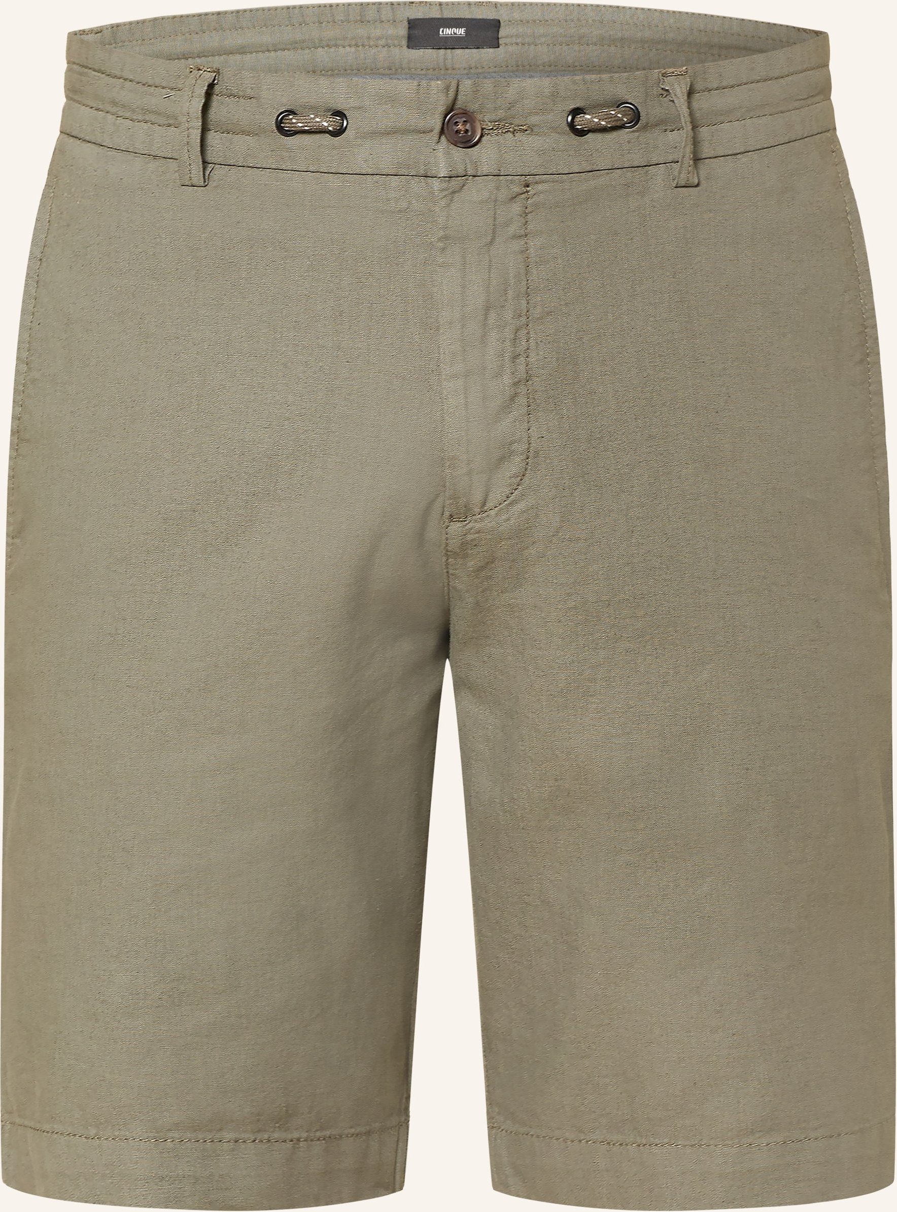 Cinque Shorts Cijuno Mit Leinen gruen