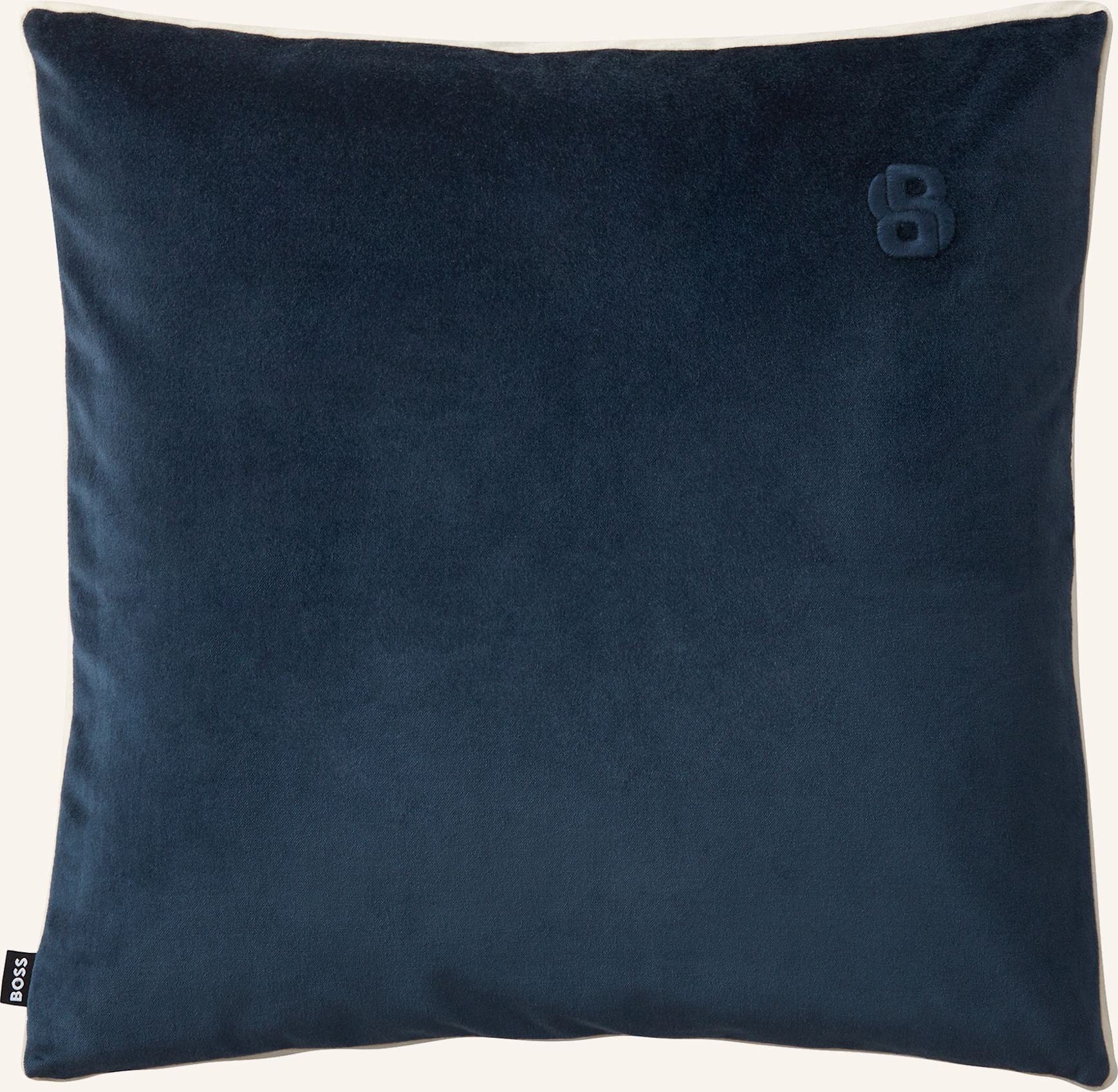 Boss Dekokissenhülle Bvelvet blau